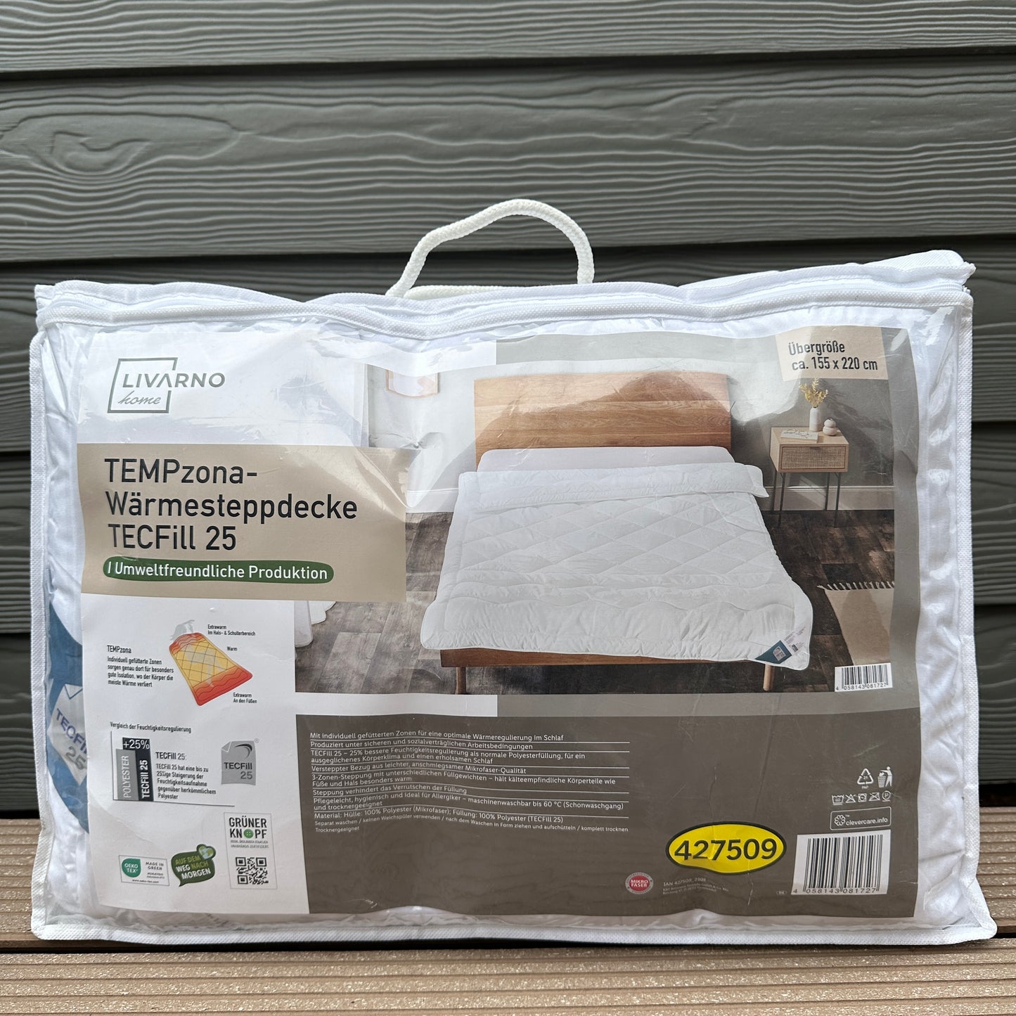 TEMPzona-Wärmesteppdecke Livarno TECFill 25 155x220 cm