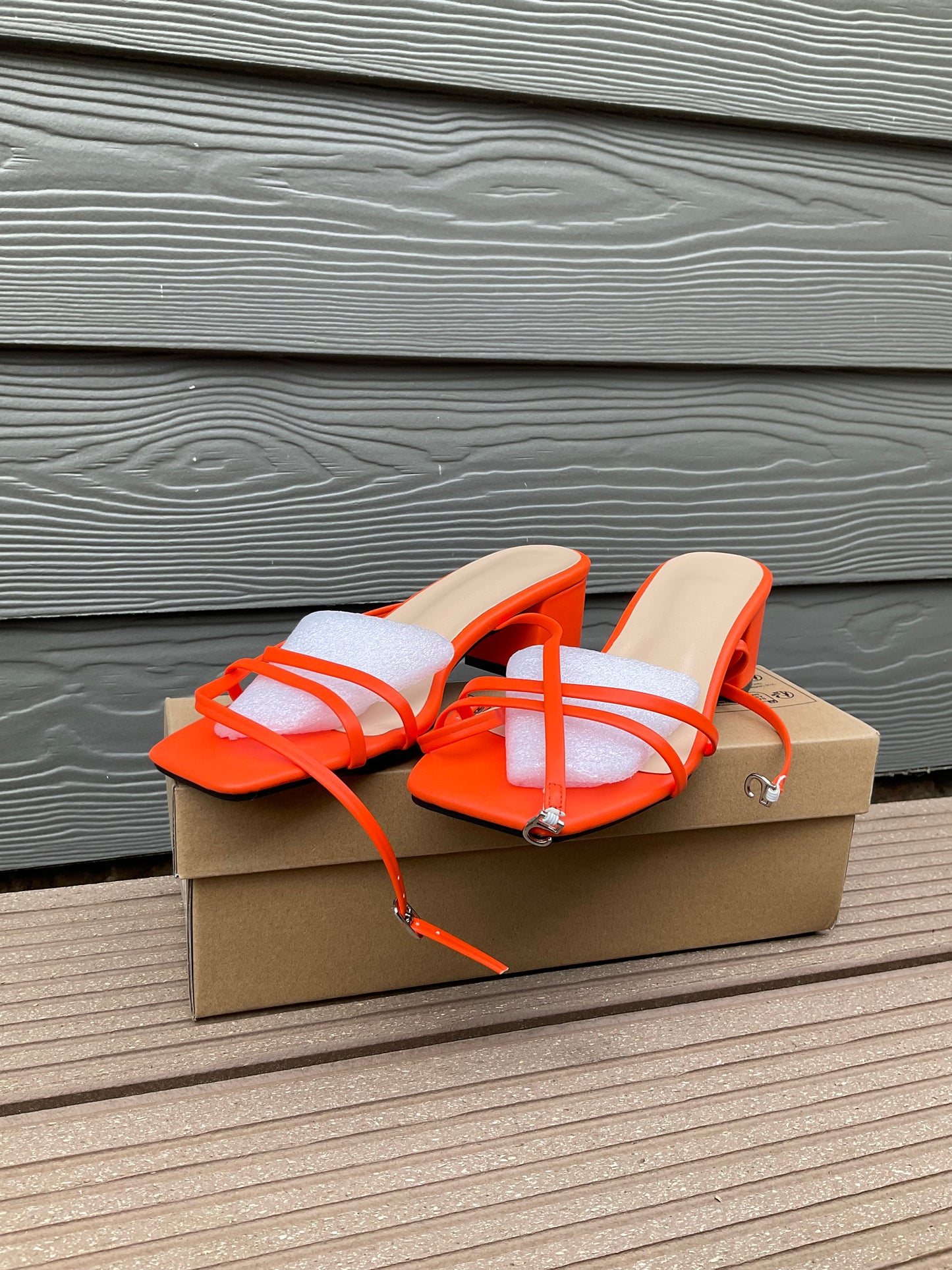 Sandalen in orange