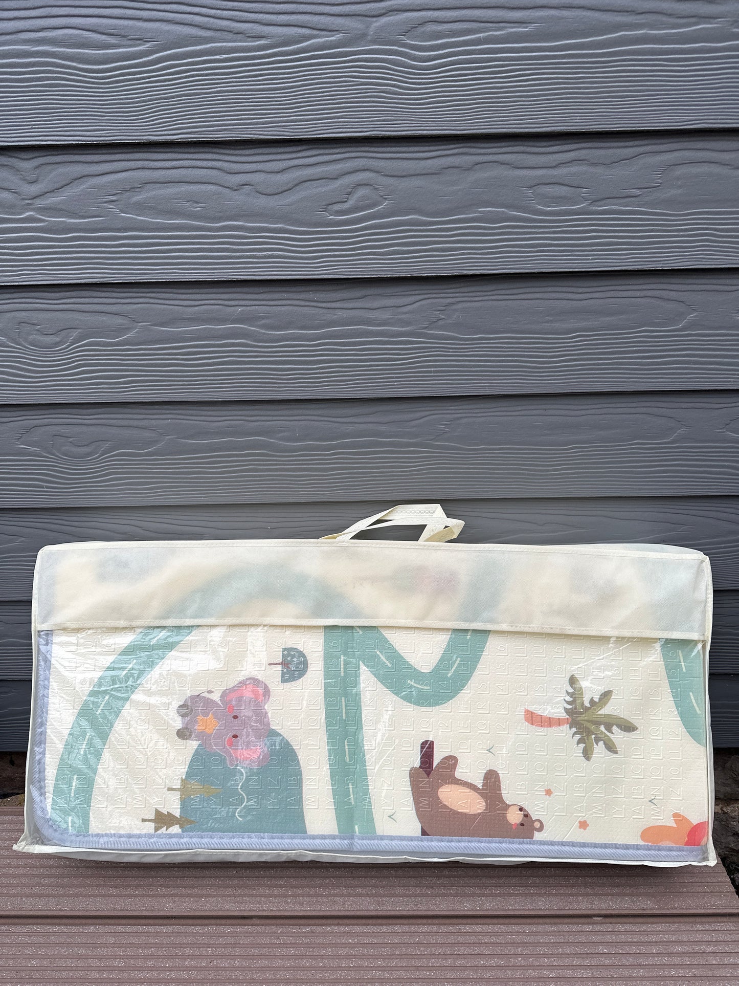 Spielmatte 180 x 200 cm mit diversen Tiermotiven