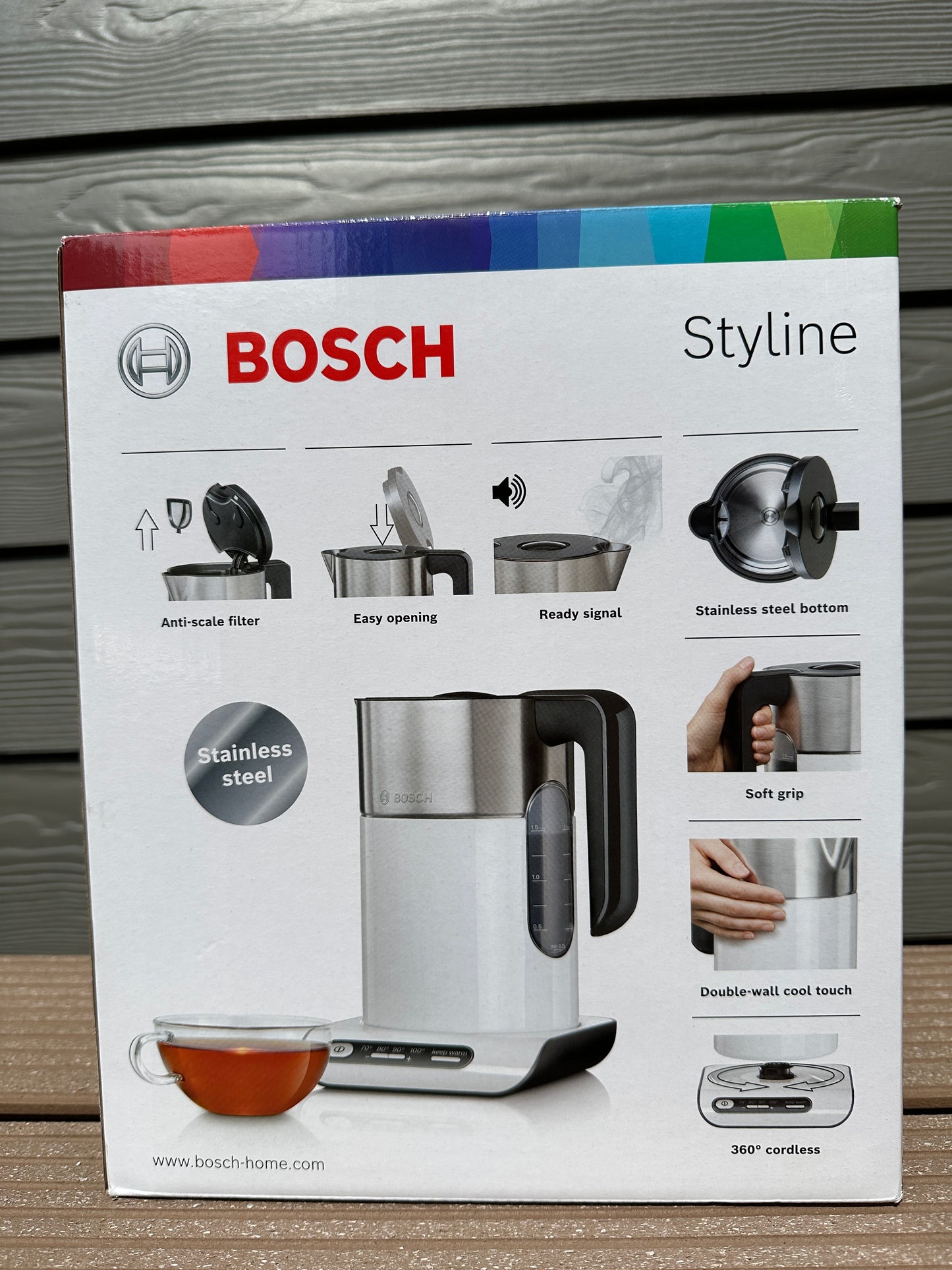 Wasserkocher BOSCH Stylline 1,5L Modell: TWK8611P