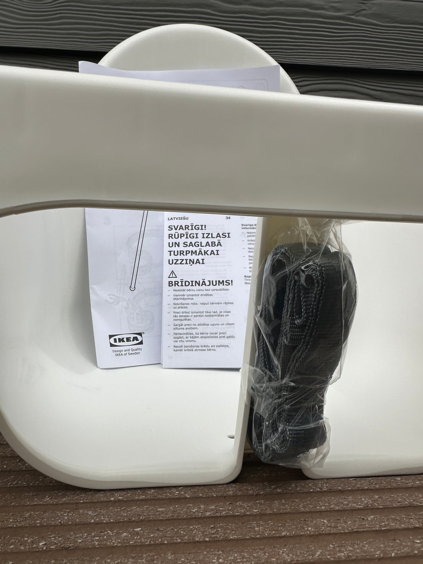 IKEA ANTILOP Kinderstuhl mit Sitzgurt