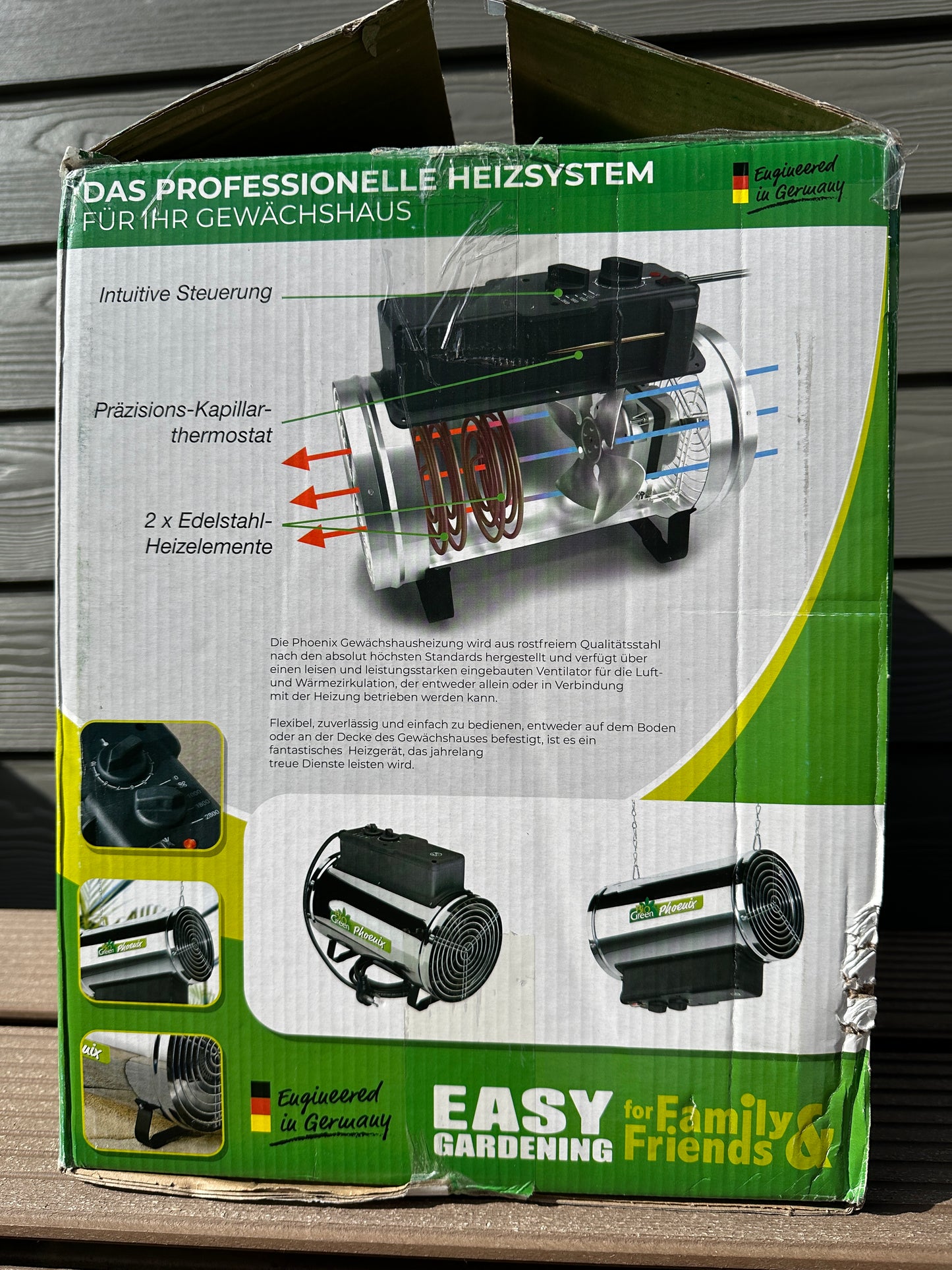 Phoenix 2.8 Gewächshaus- Heizung von Bio Green