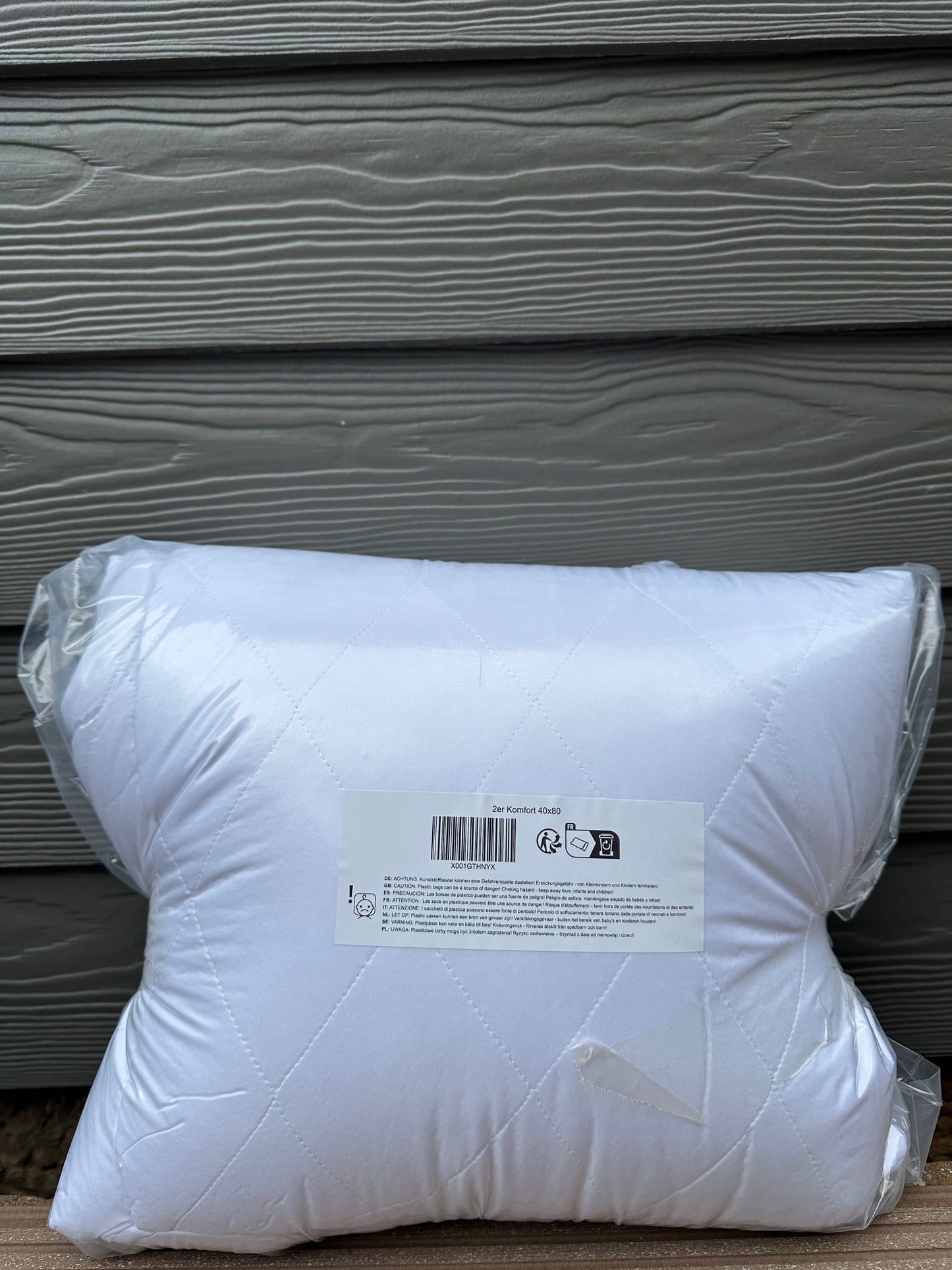 Kissen Basic Gentle North 2er Set 40 x 80 cm