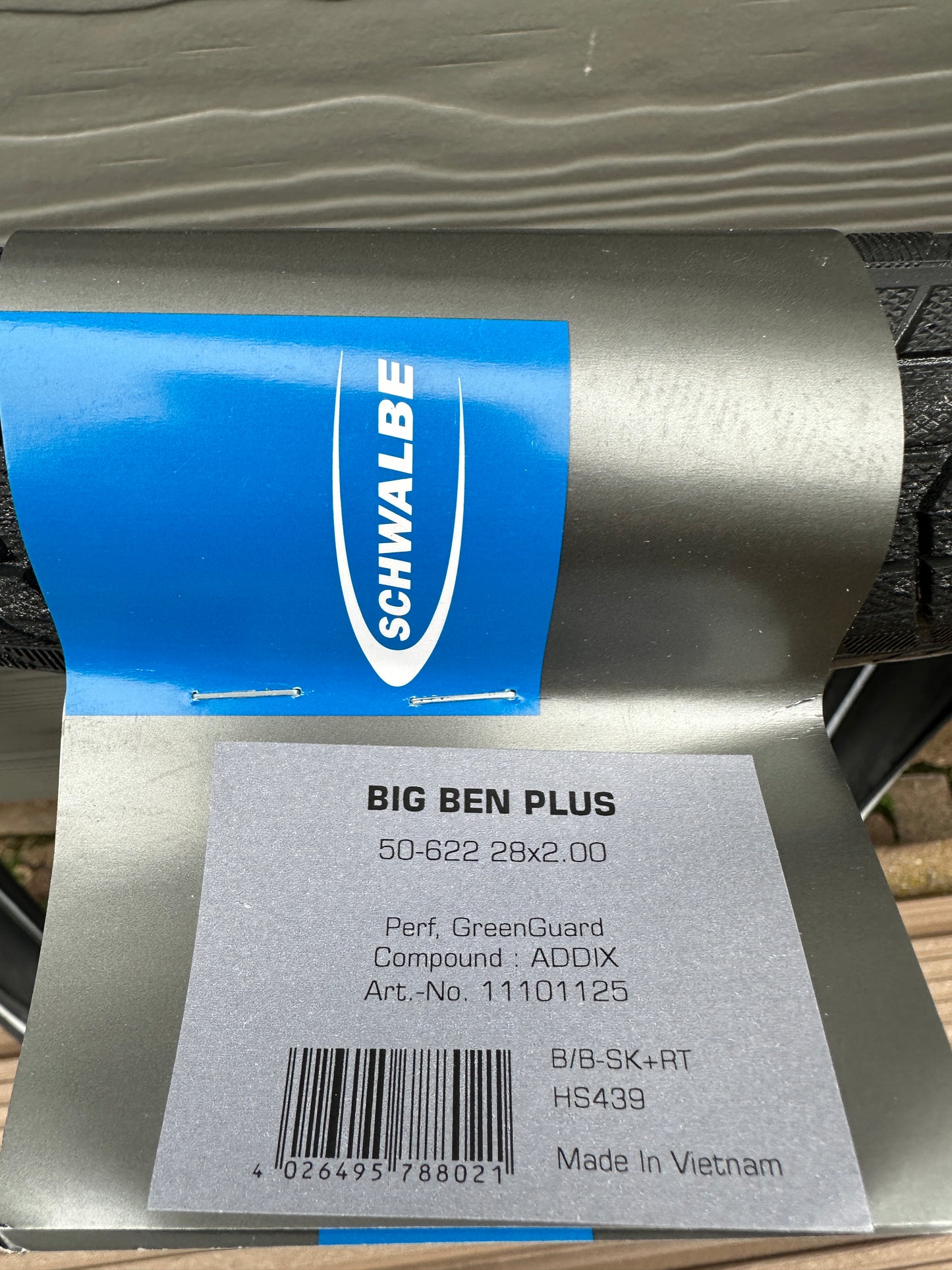 Fahrradreifen Schwalbe Big Ben Plus Drahtreifen 28x2.00" Performance GreenGuard E-50 Reflex