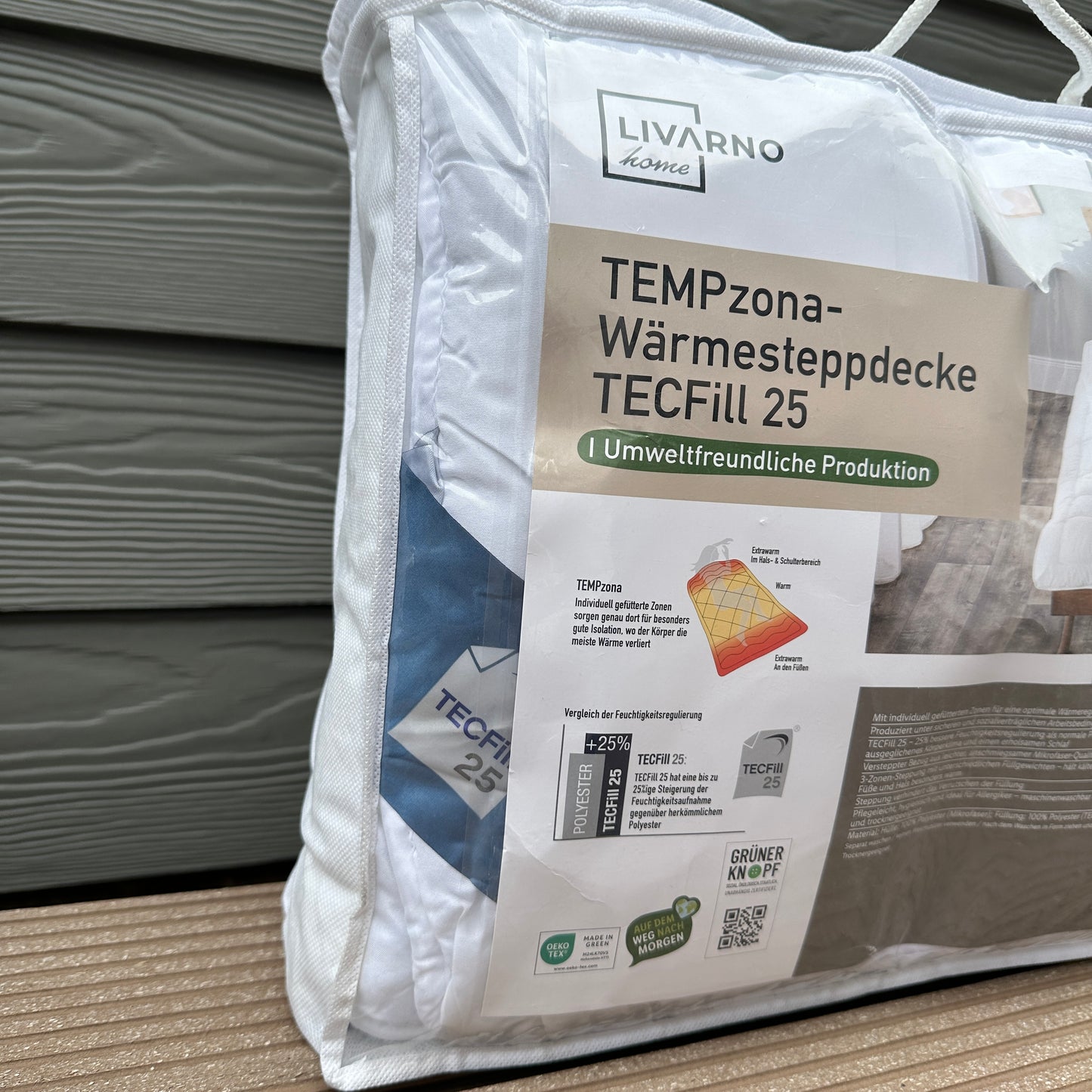 TEMPzona-Wärmesteppdecke Livarno TECFill 25 155x220 cm