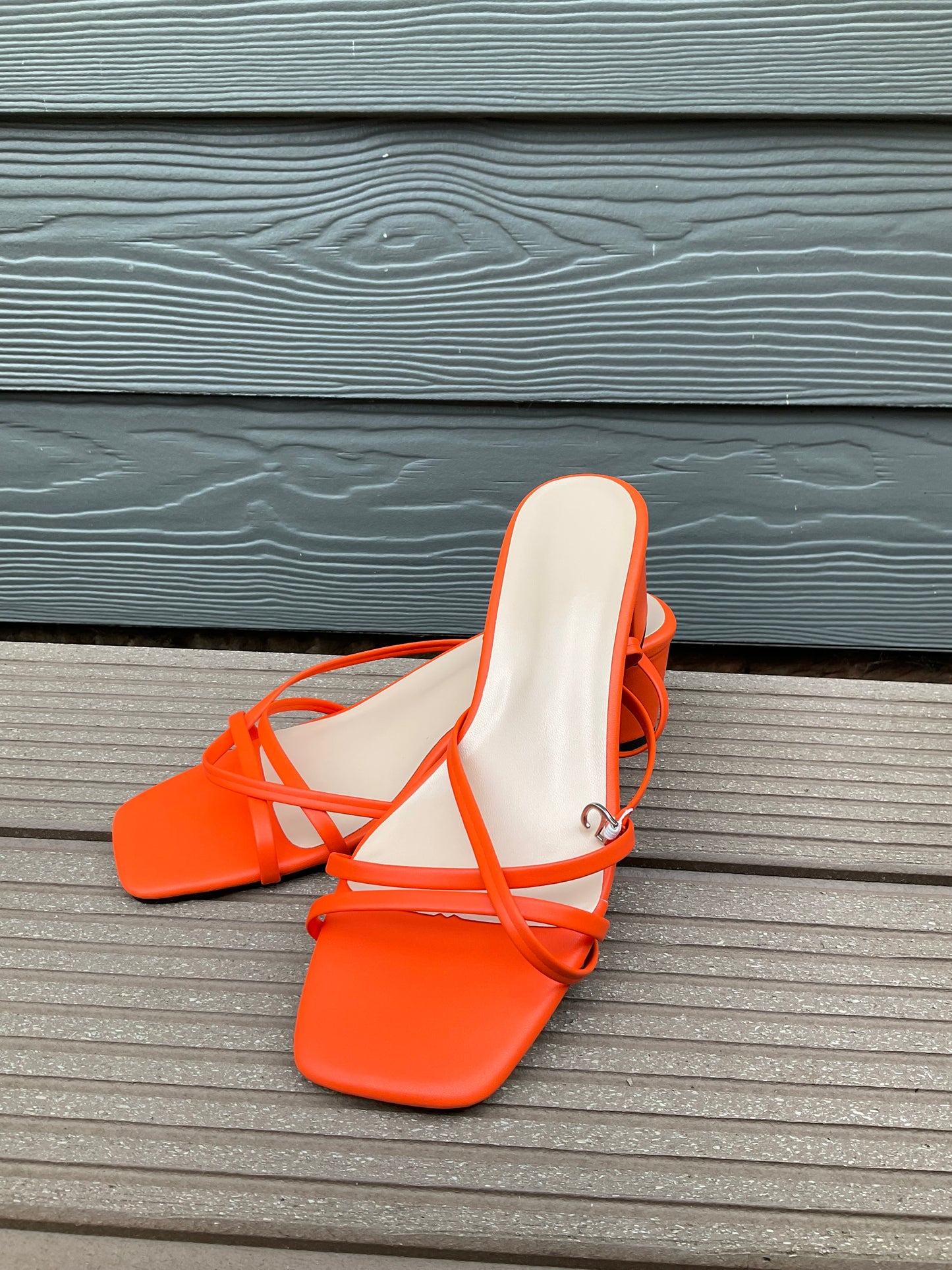 Sandalen in orange