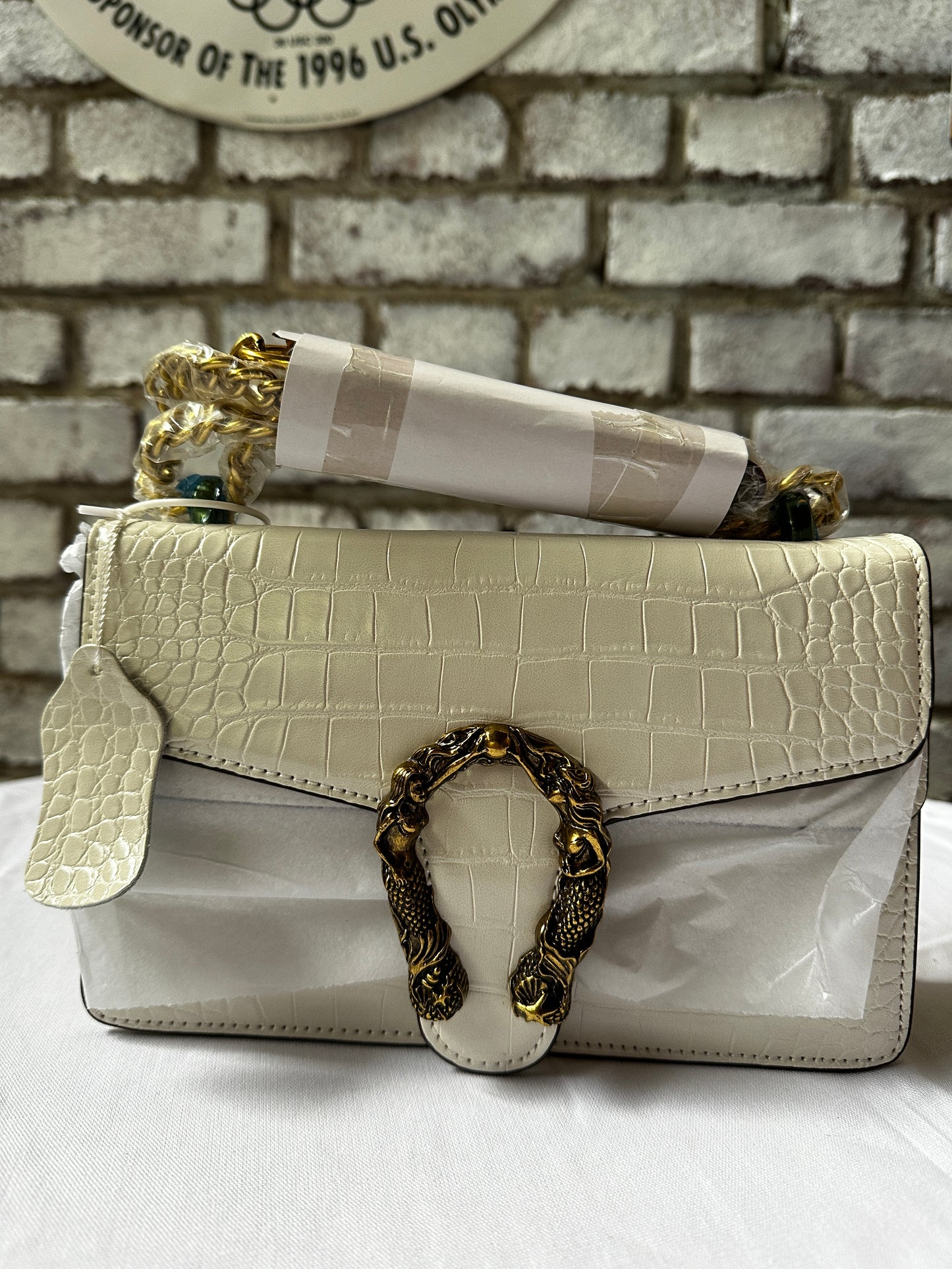 Lederhandtasche