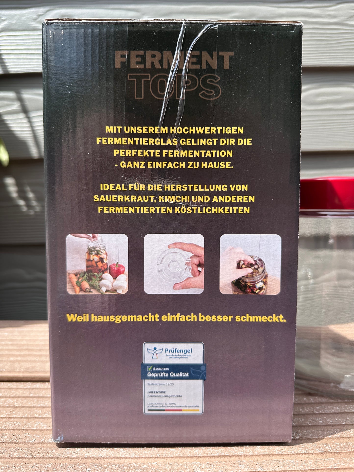 Fermentiergläser 2er Set - Starter-Set mit Gewichten Green Seeds