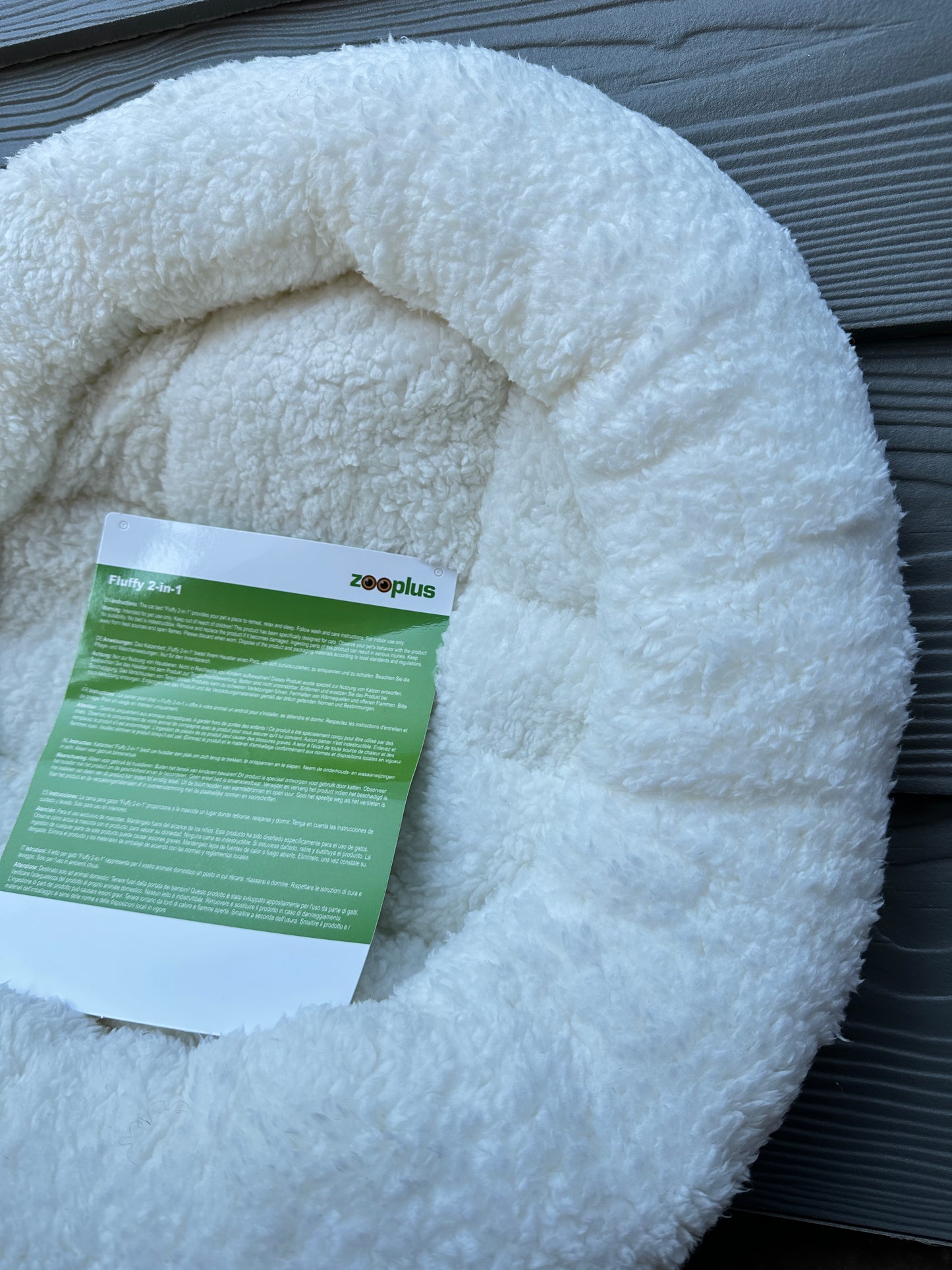 Fluffy Korb 2in1 für Katze und kleinen Hund Zooplus