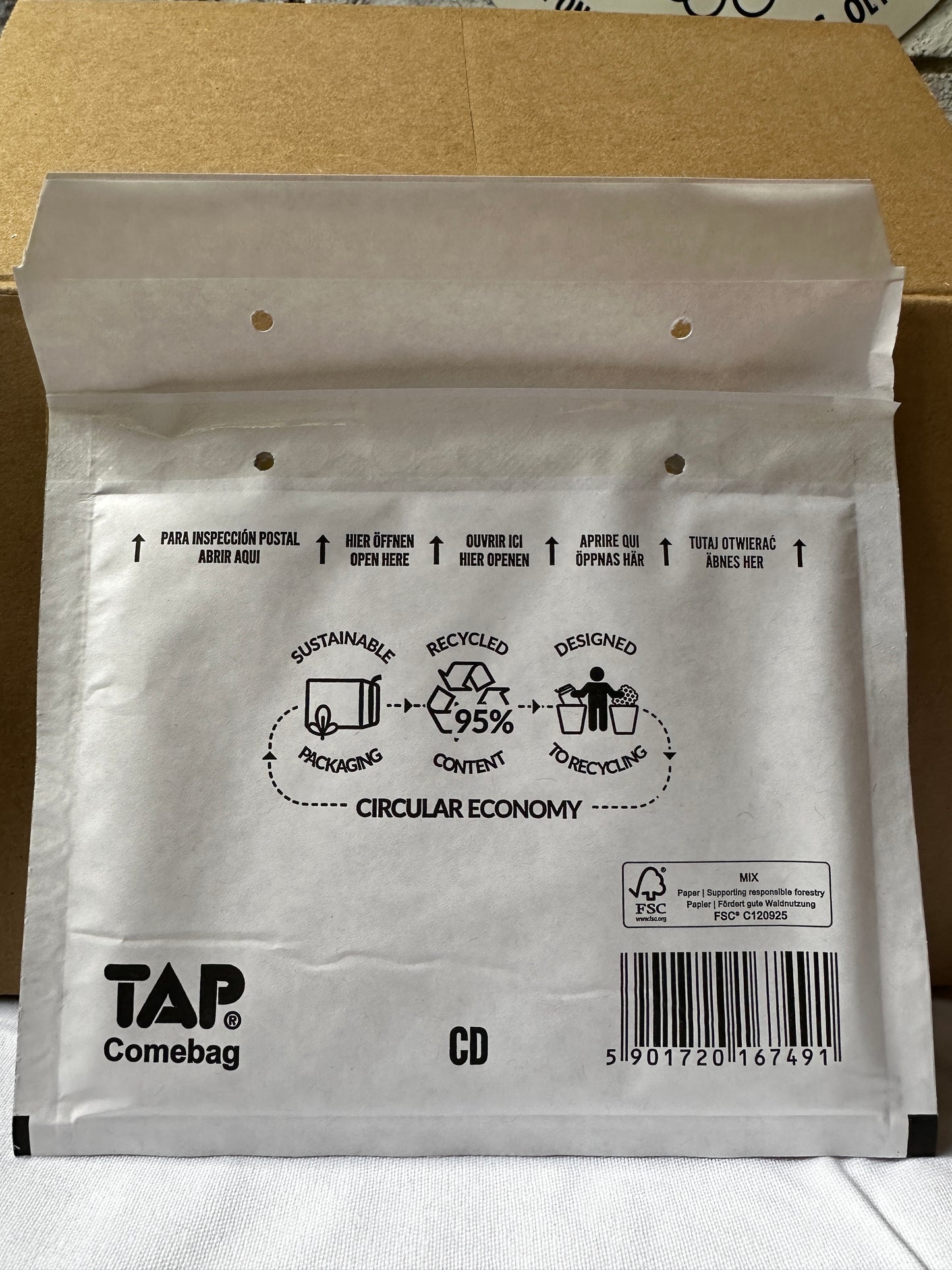 Luftpolster Versandtaschen Tap