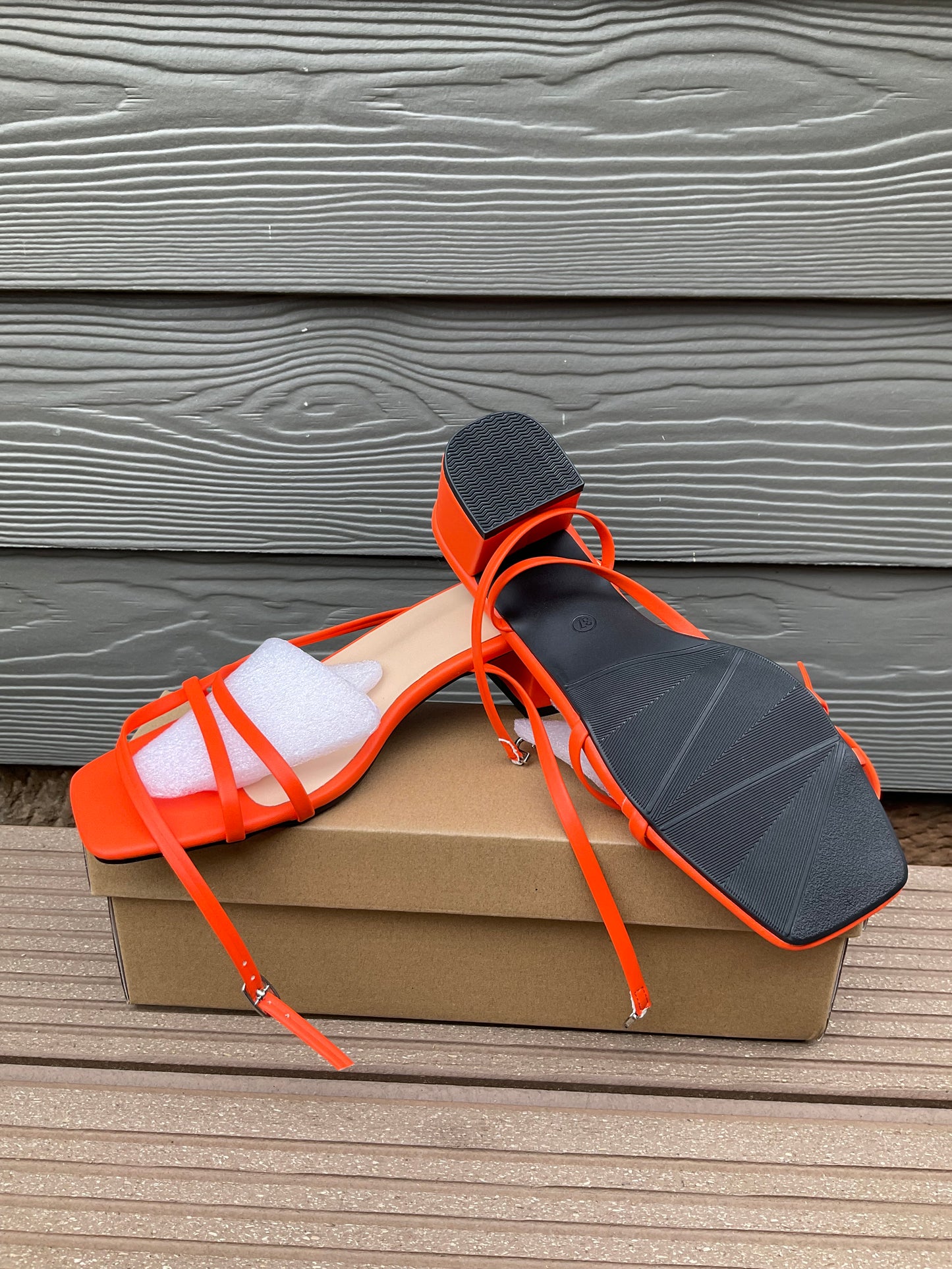 Sandalen in orange