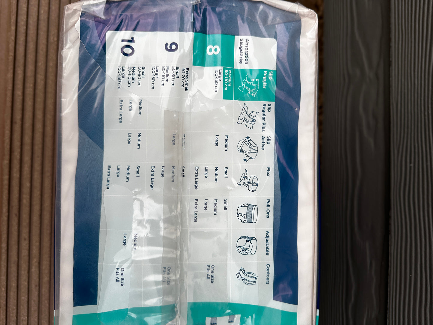 Inkontinenzhosen Slip Attends 8/M