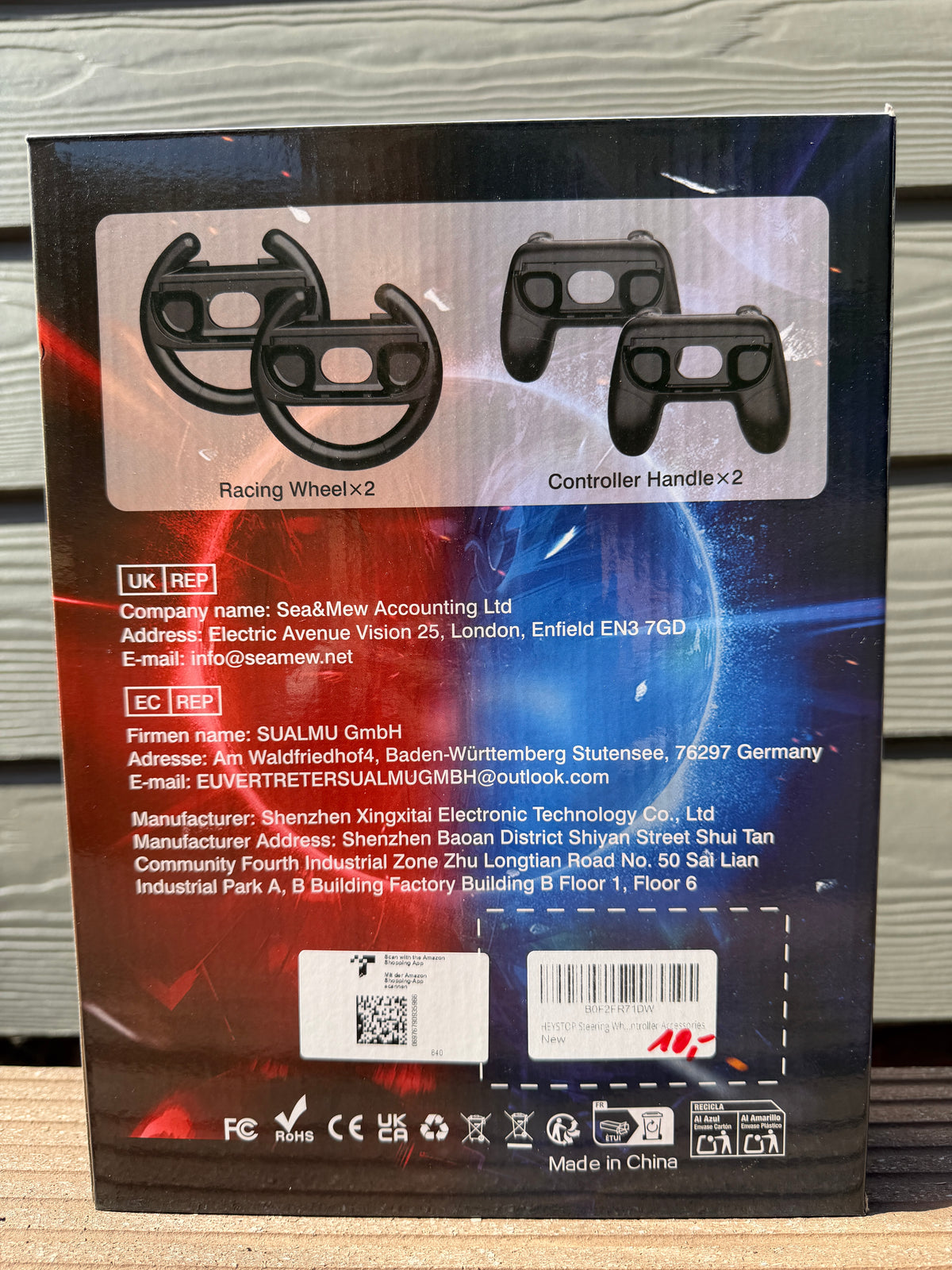4-in-1 Zubehörset HeysTop für Nintendo Switch