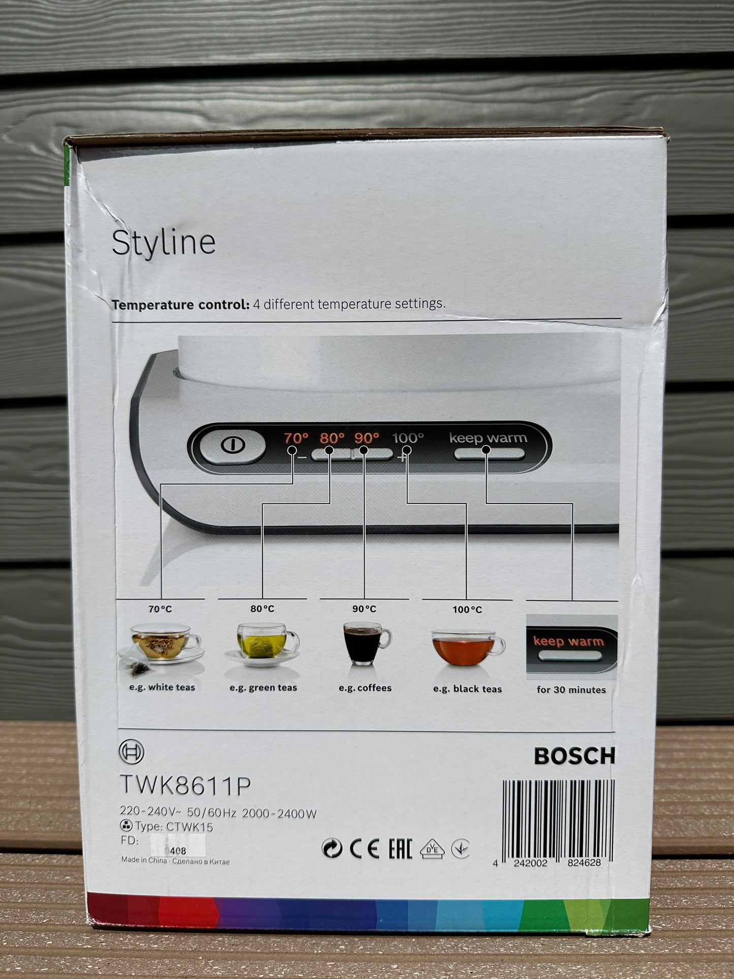 Wasserkocher BOSCH Stylline 1,5L Modell: TWK8611P