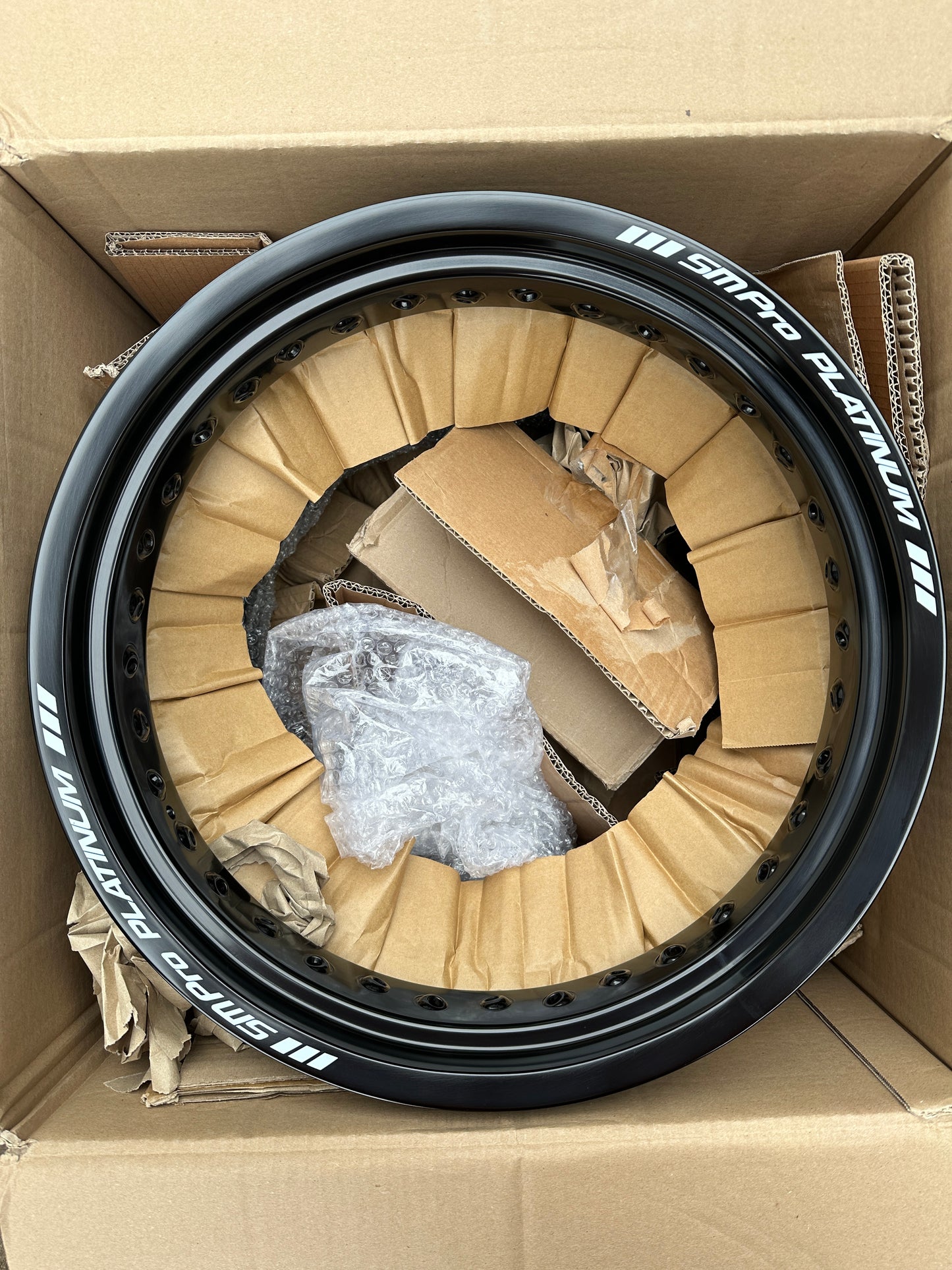 Vorderrad Aro SM-PRO 350 x 17 in Schwarz-36