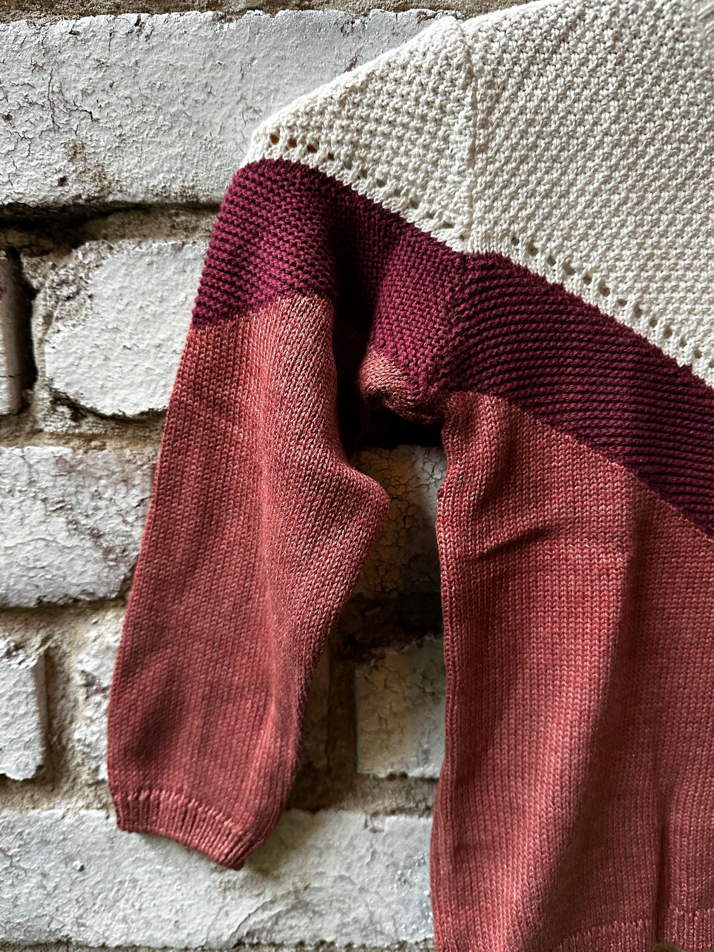 Mädchen Pullover Colorblock Vertbaudet