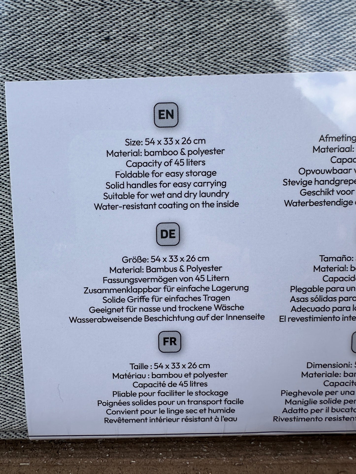 Wäschekorb Gadgy