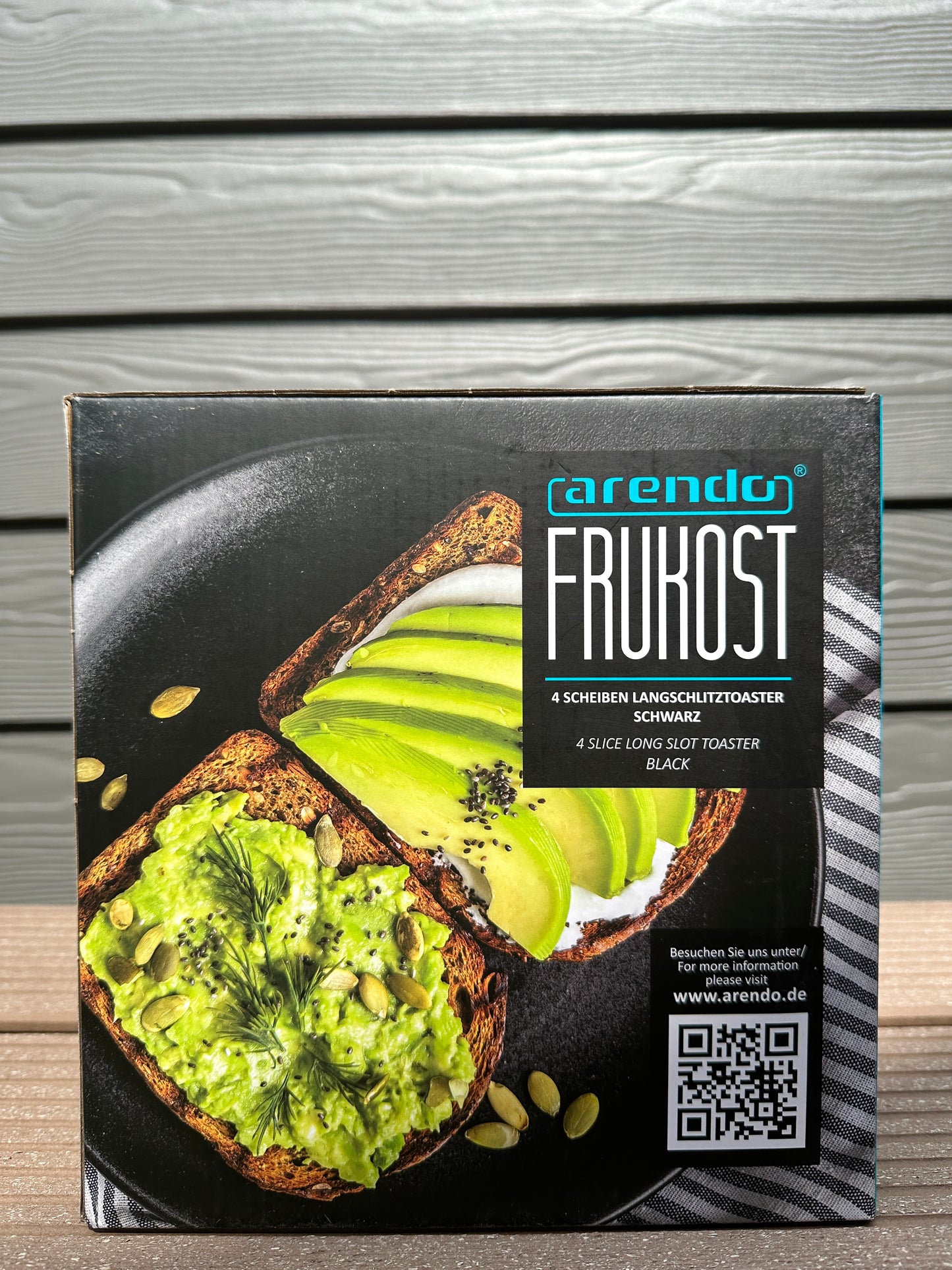 Toaster Arendo Langschlitz 4 Scheiben
