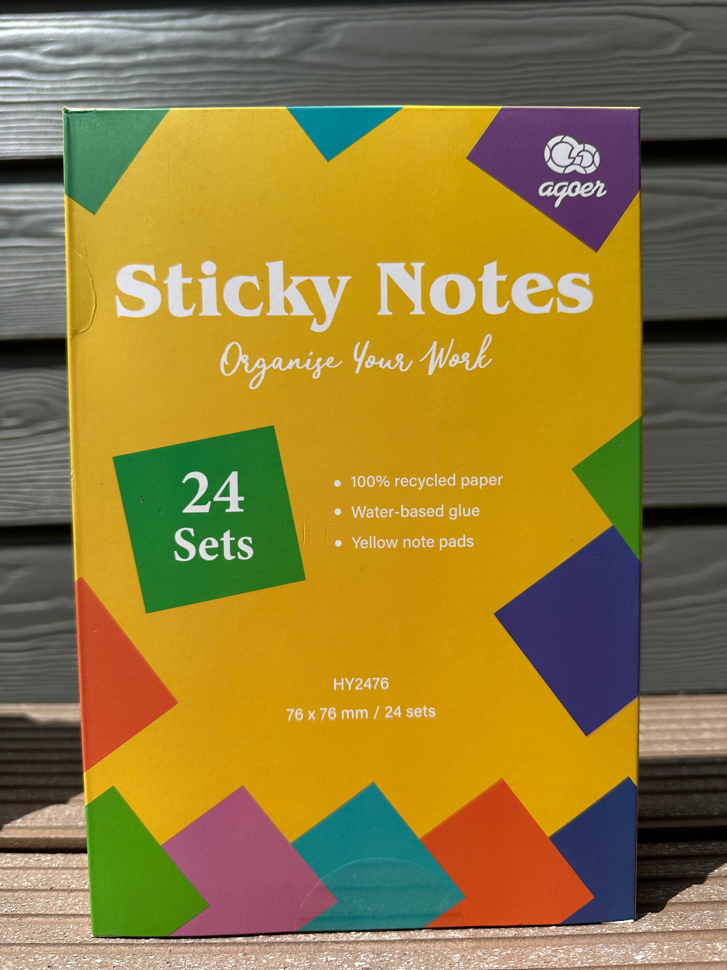Haftnotizen 24 Stück Gelb Sticky Notes