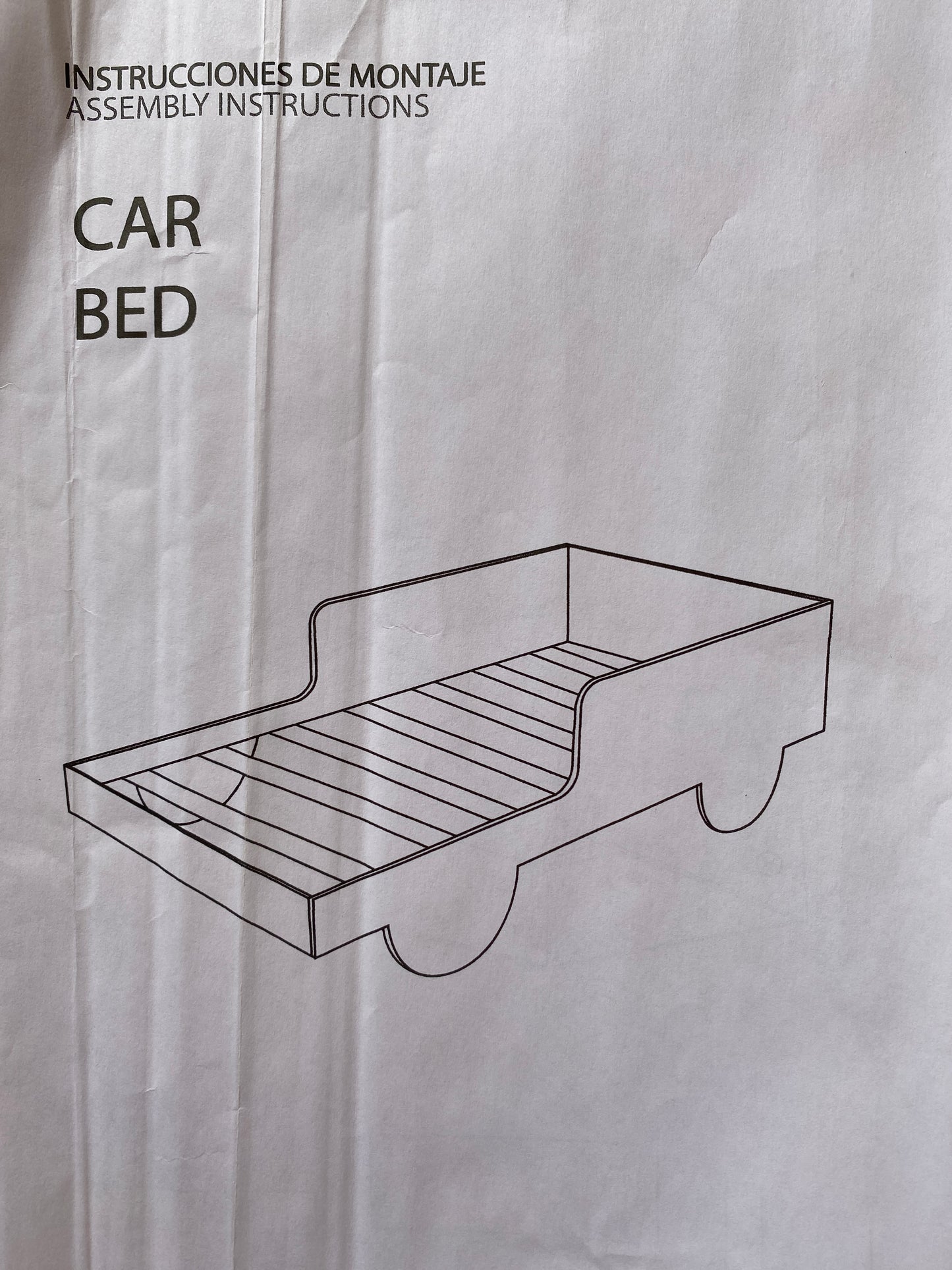 Kinderbett-/Gestell Car Estilo Veepee