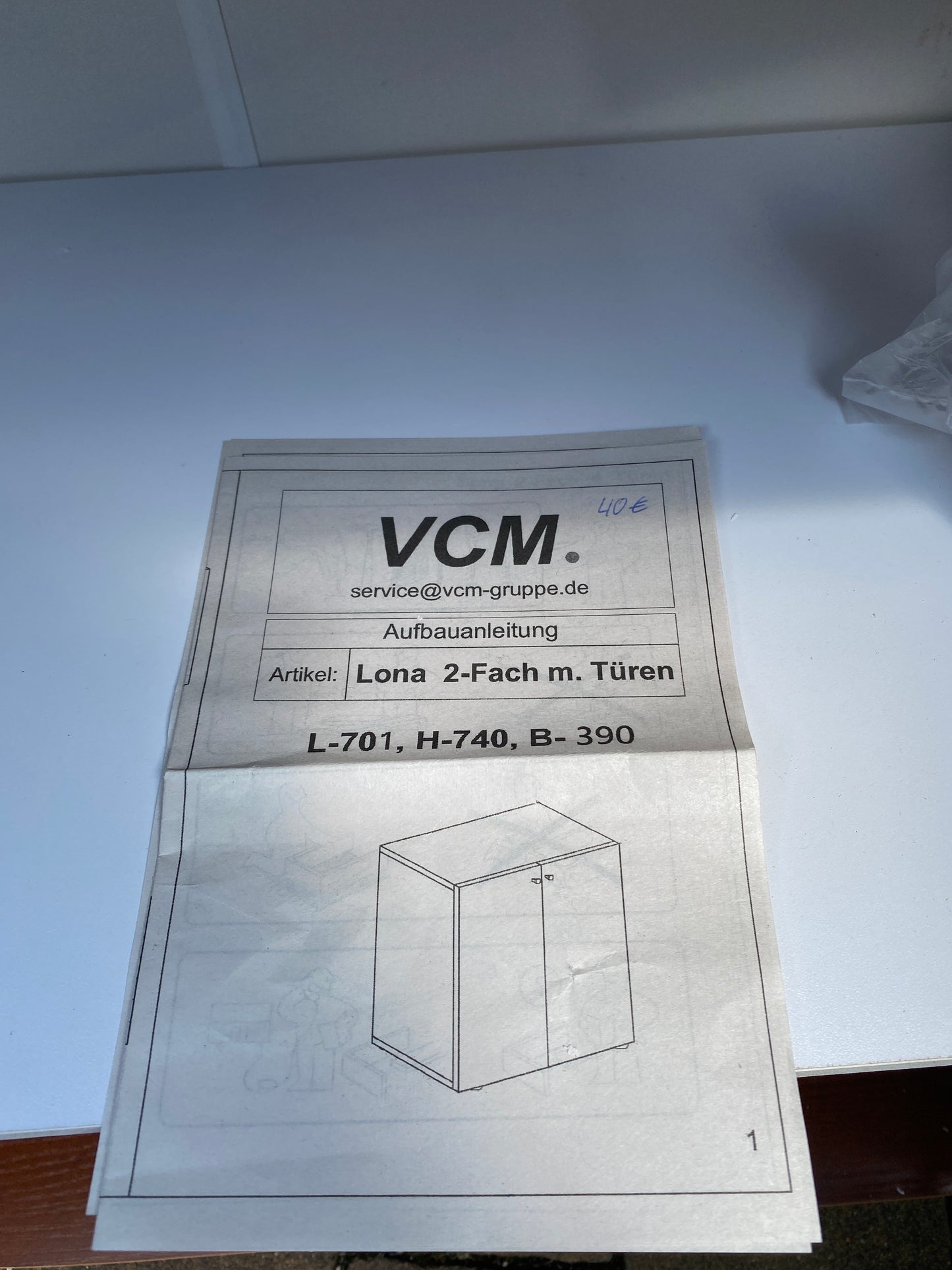 Schrank Lona VCM KernNussbaum