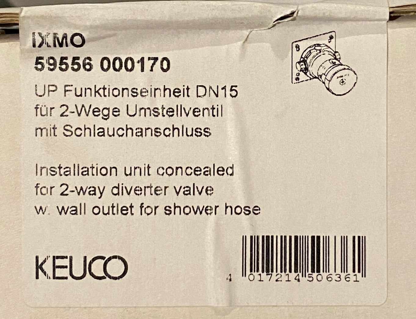 Funktionseinheit IXMO Umstellventil Keuco 59556 000170