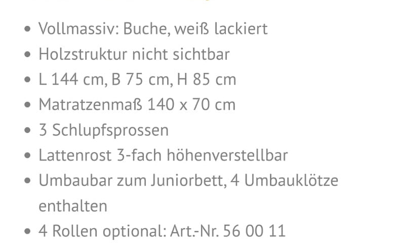 Kinderbett Lenny