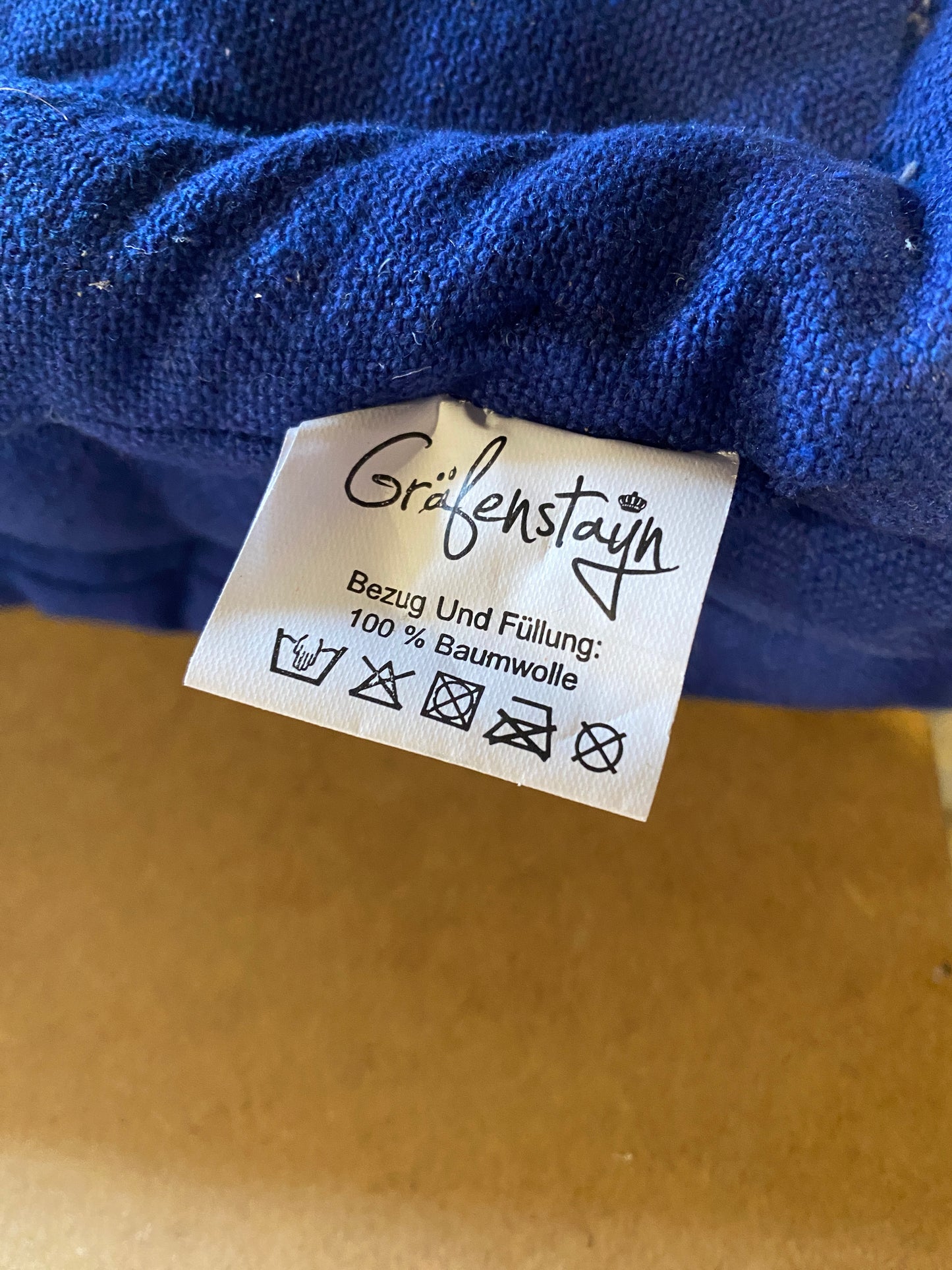 Sitzkissen 4er-Set Gräfenstayn blau