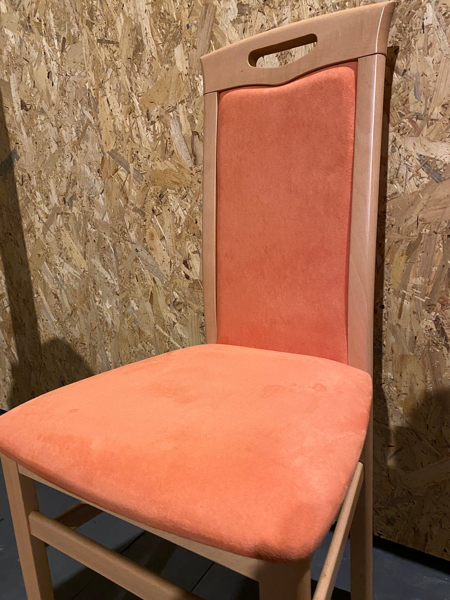 Polsterstuhl orange