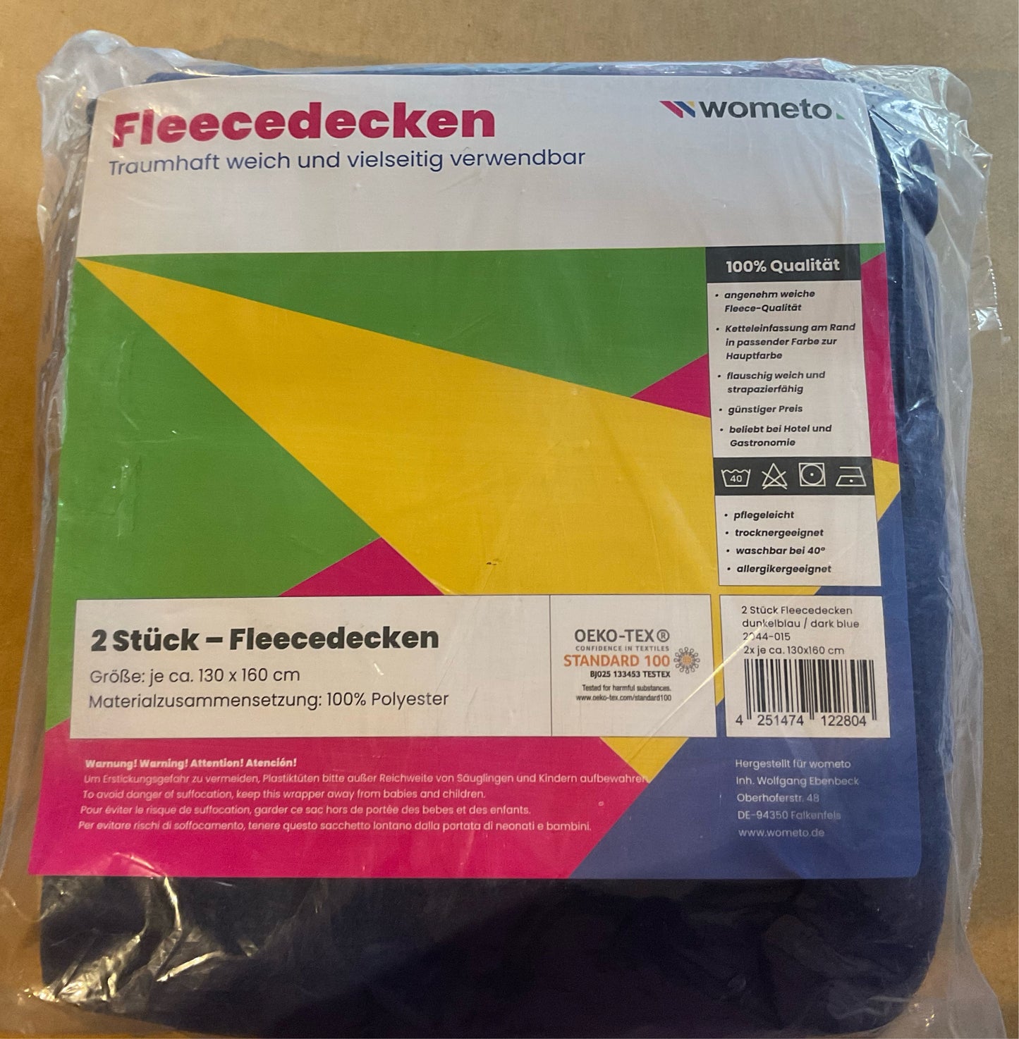 Fleecedecke Wometo