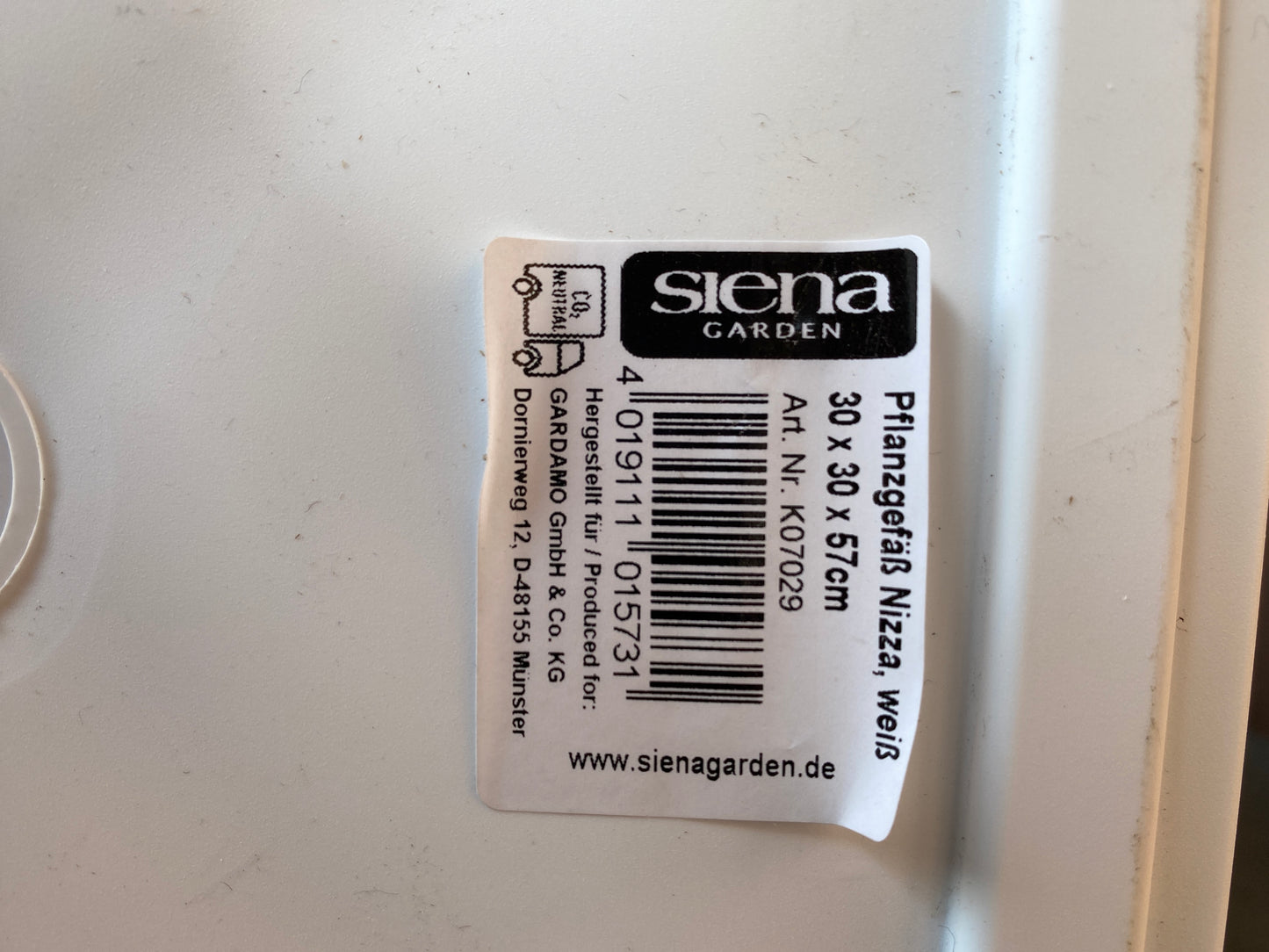 Pflanzengefäss Siena Nizza