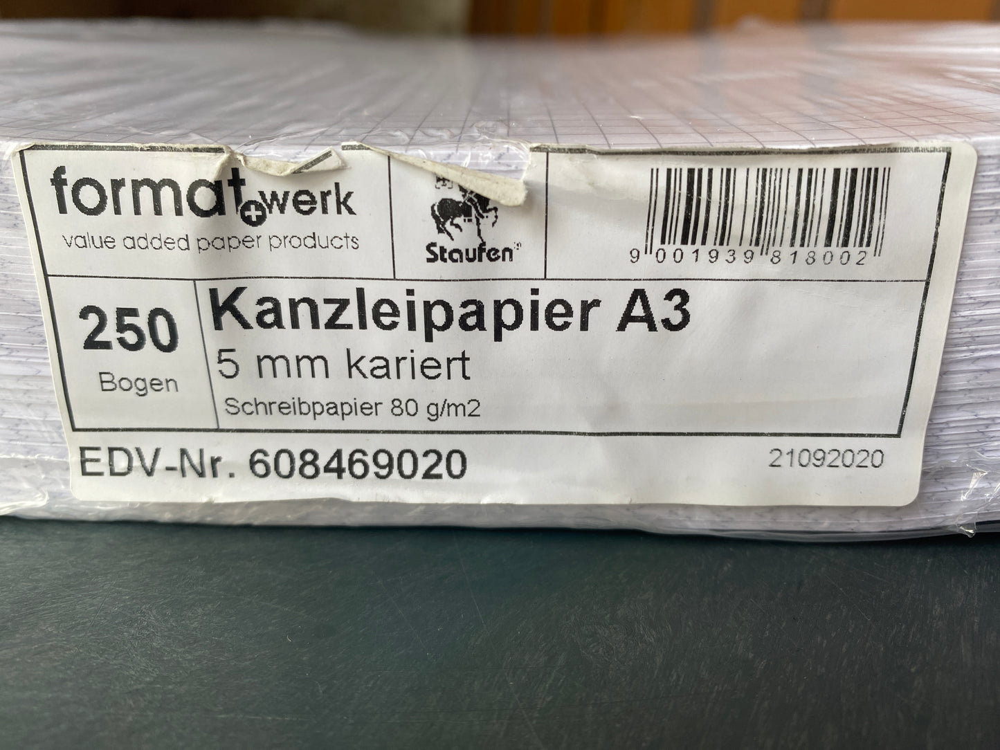Kanzleipapier A3 kariert