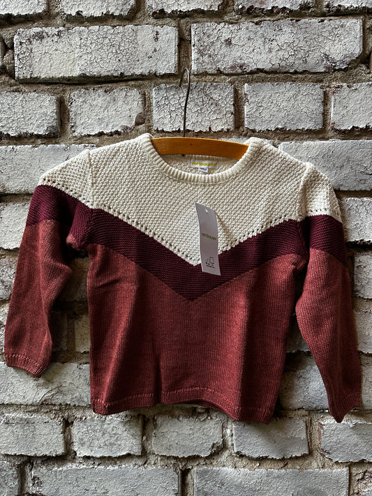 Mädchen Pullover Colorblock Vertbaudet