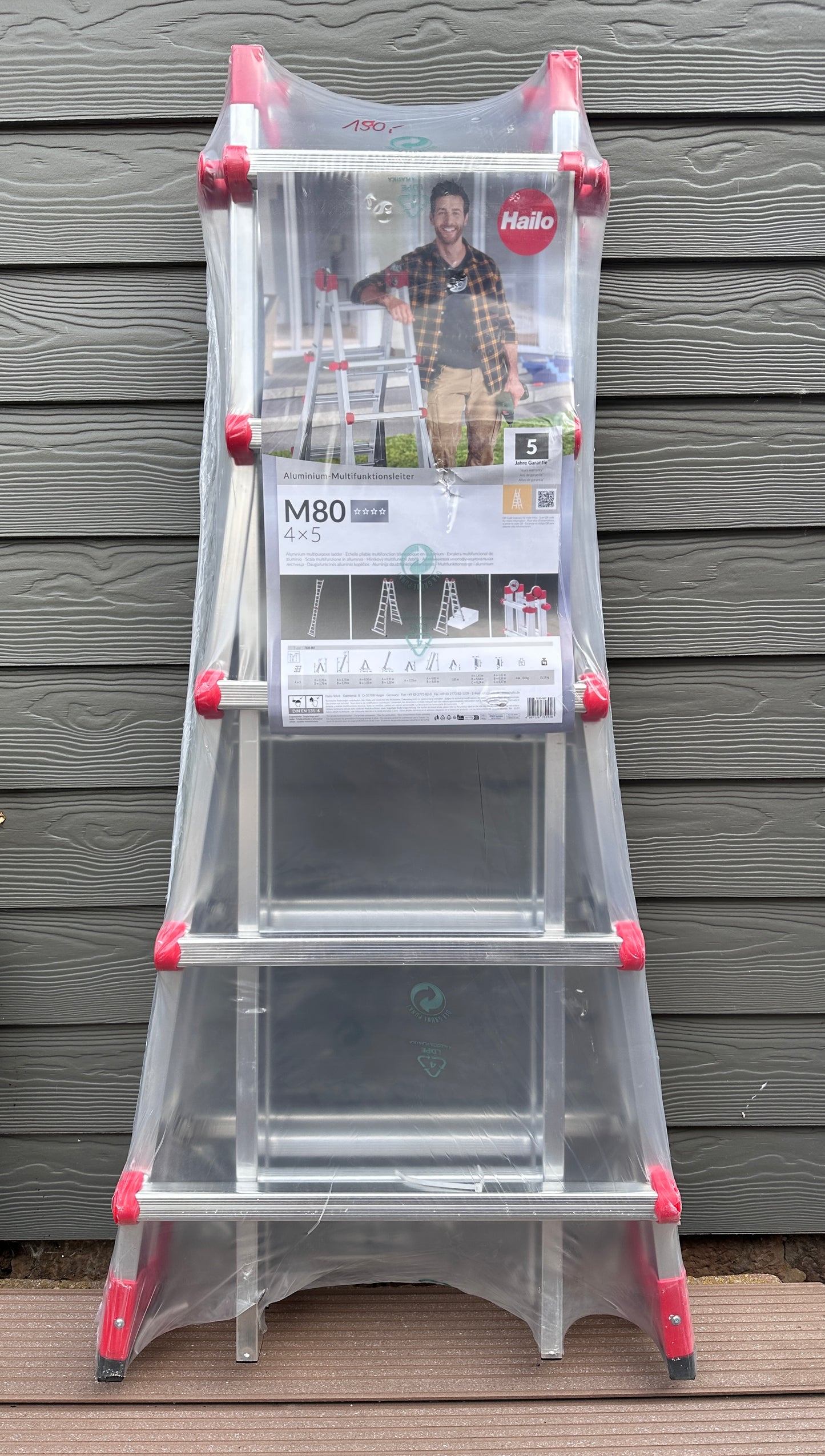Hailo M80 4x5 Sicherheitsleiter