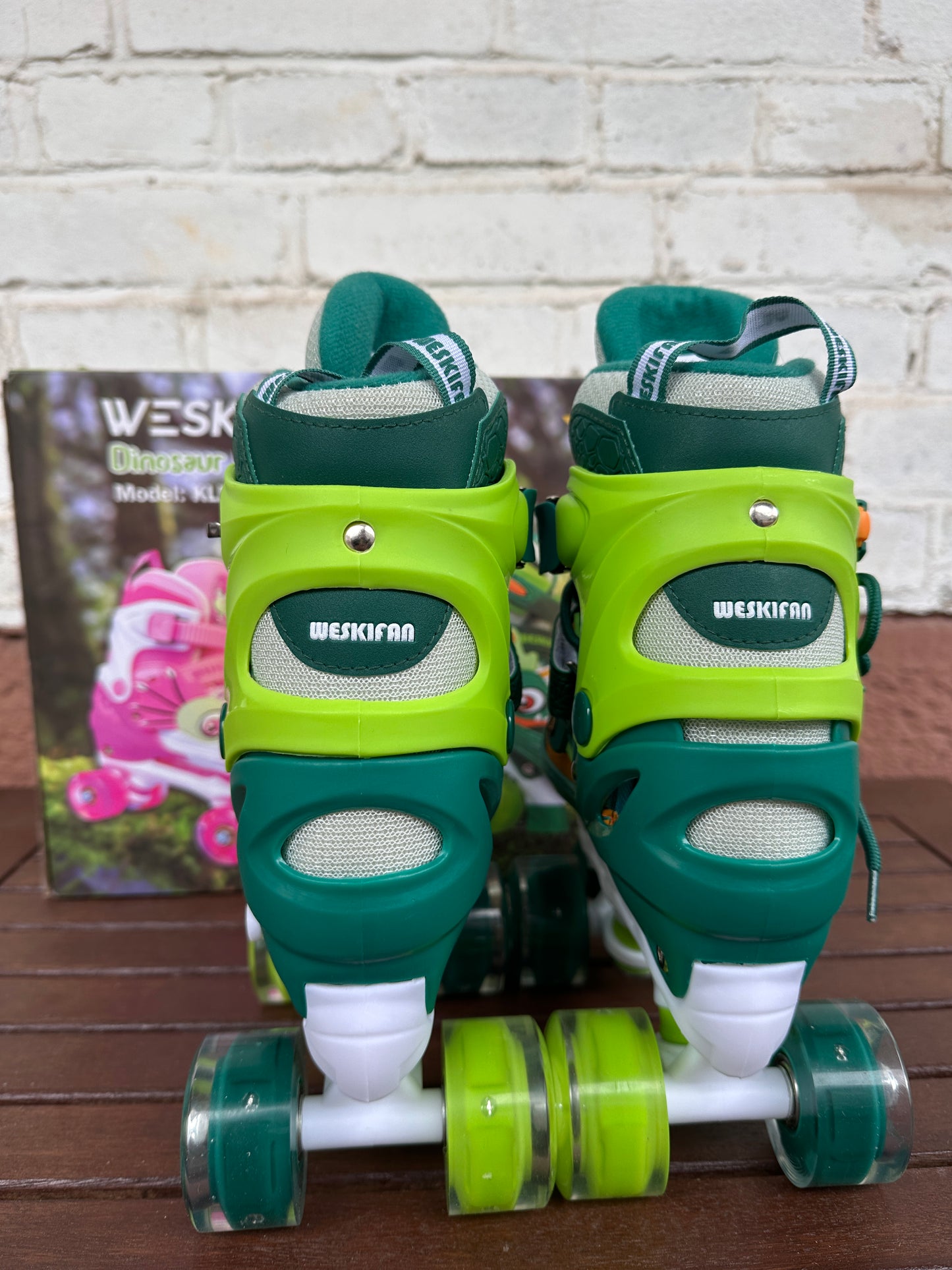 Kinder Dinosaurier Rollschuhe Weskifan