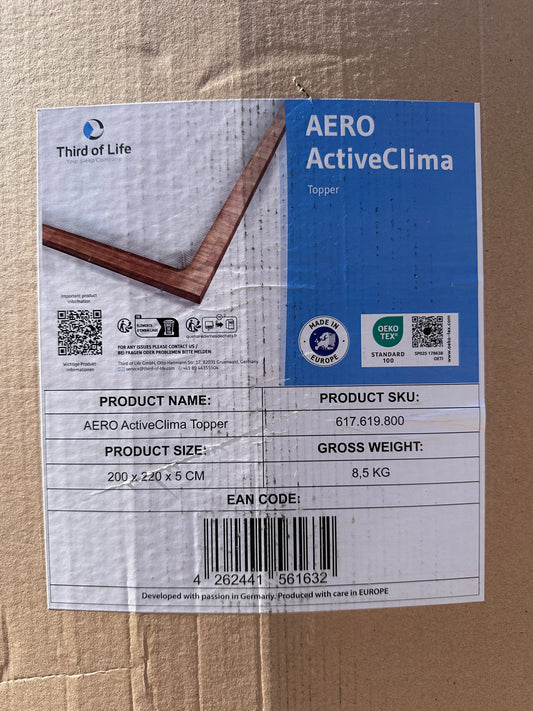 AERO ActiveClima Topper 200x220x5 cm
