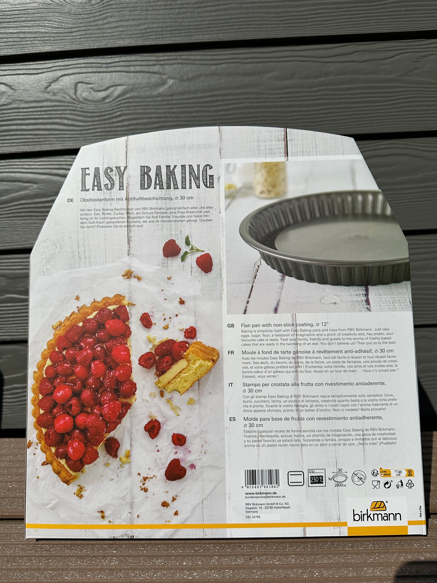 Obstbodenform Easy Baking
