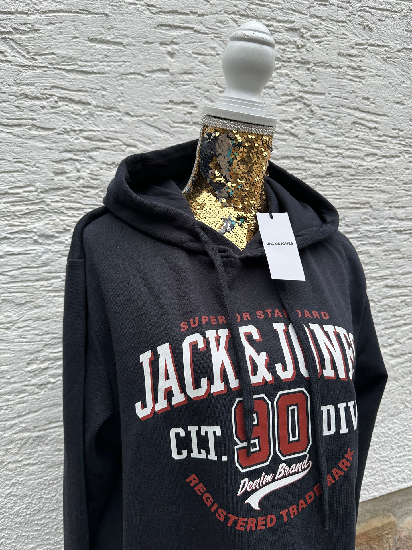 JACK & JONES Sweatshirt in Navy