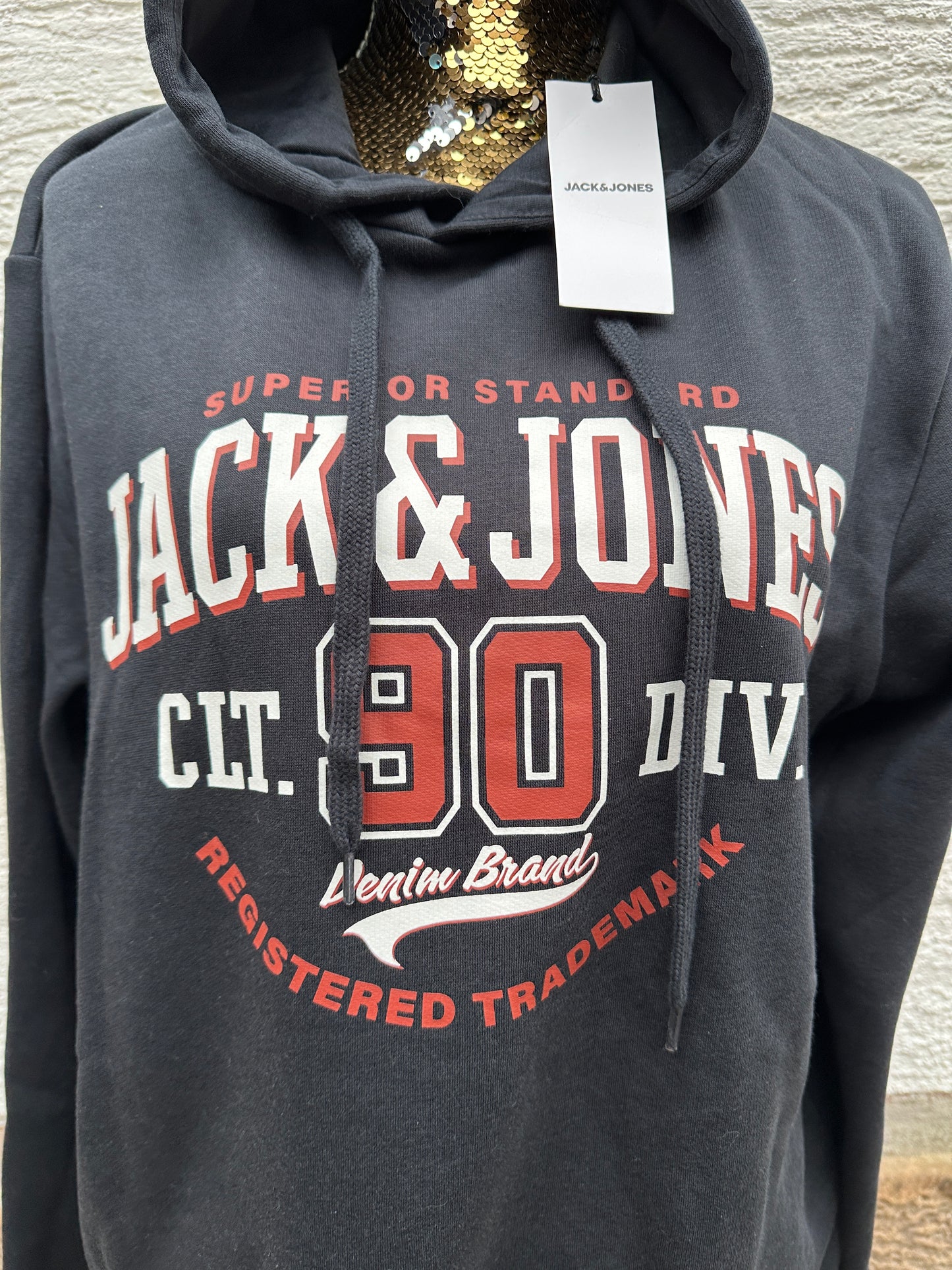 JACK & JONES Sweatshirt in Navy