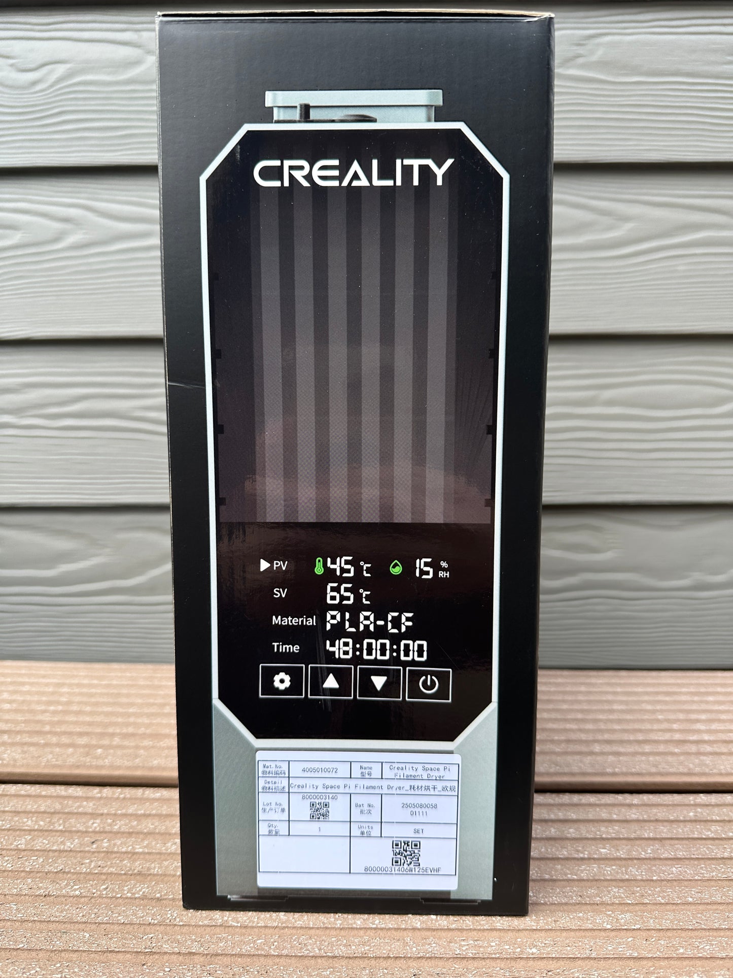 Creality Space PI Filament Trockner / 3D Drucker Filament