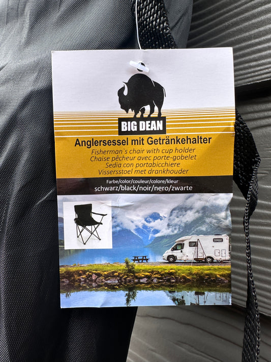 Anglersessel mit Getränkehalter Big Dean