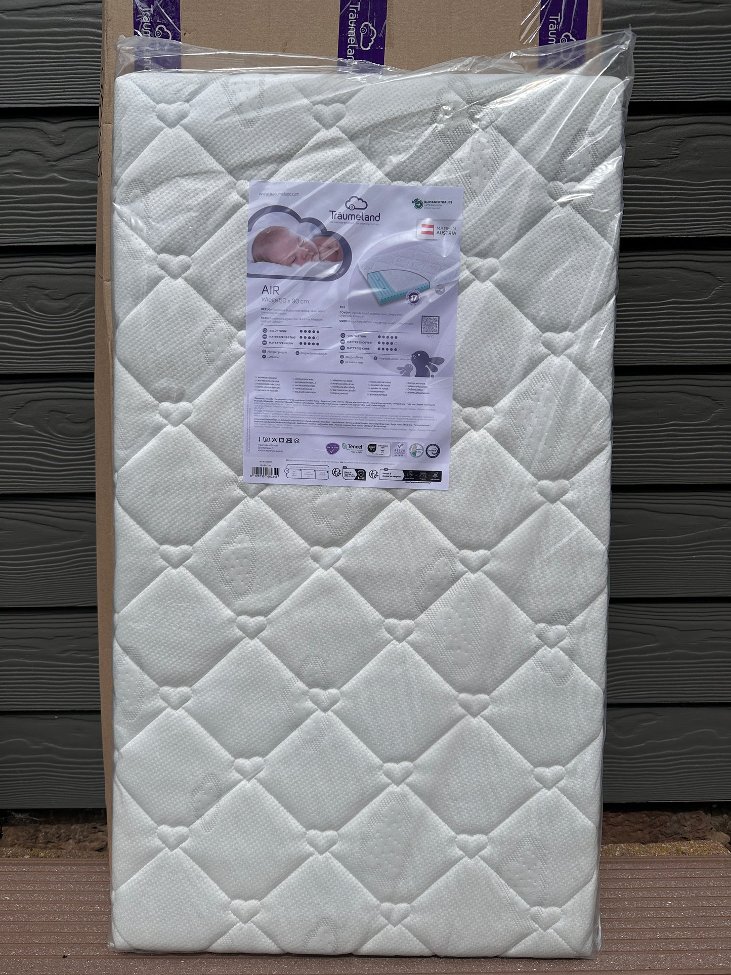 Matratze für Wiege Air Träumeland 50x90 cm