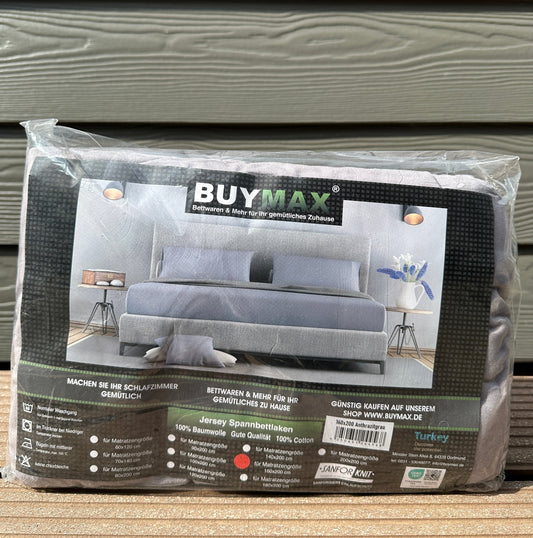 Jersey Spannbettlaken BuyMax 180x200