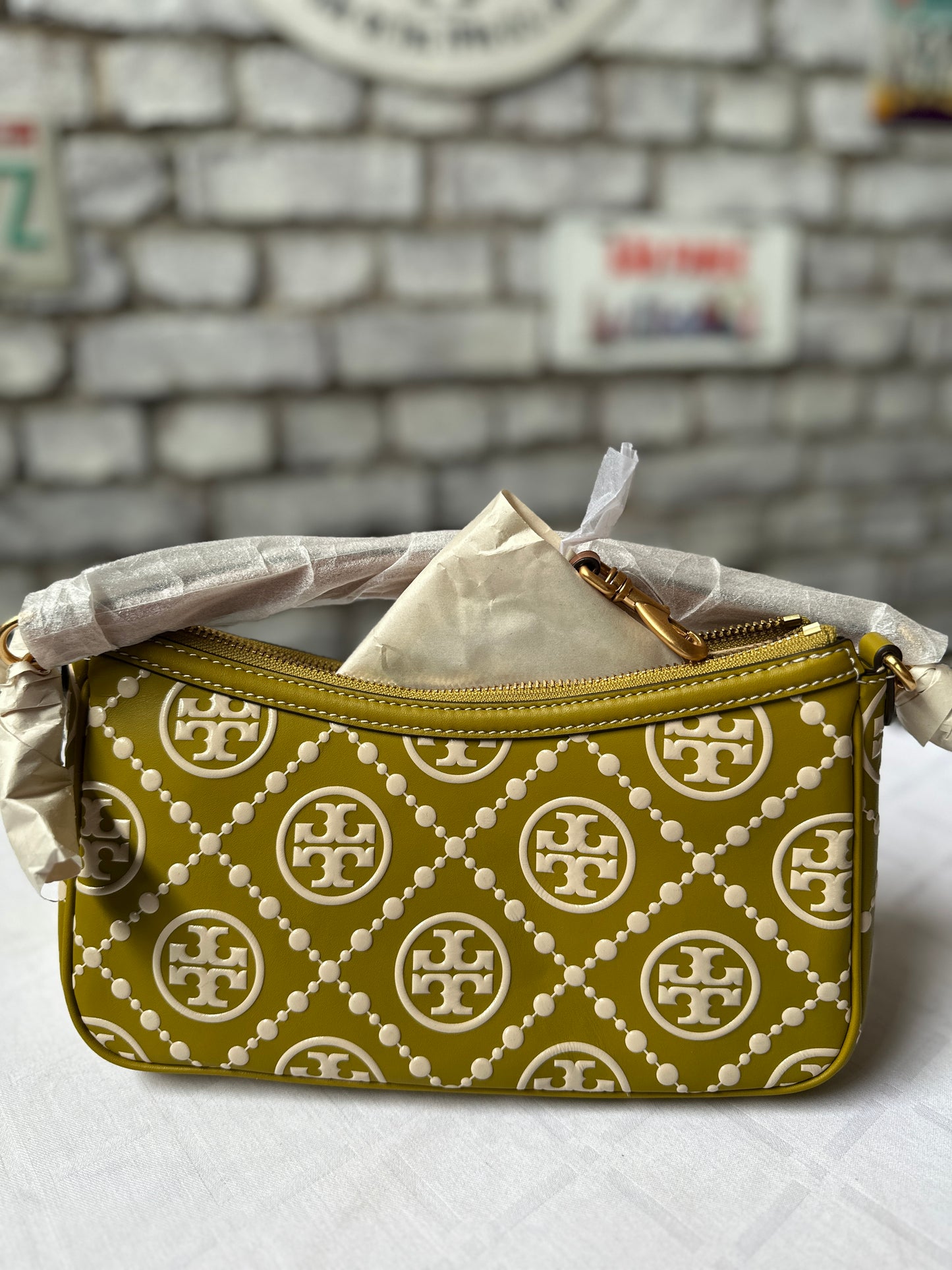 Tory Burch Island Palm Handtasche