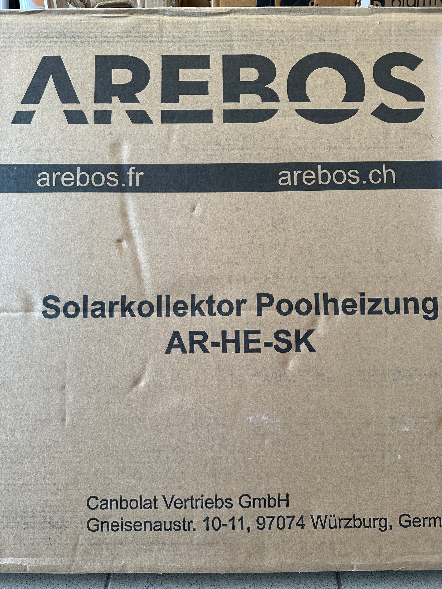 Solarkollektor Poolheizung AR-HE-SK Arebos