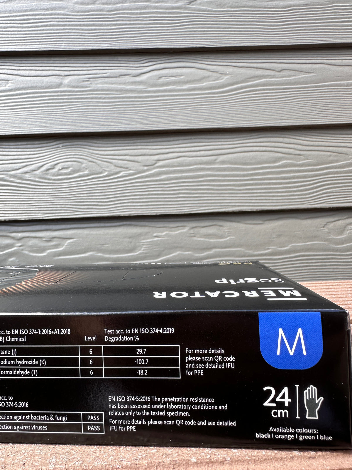 Nitrilhandschuhe Mercator GOGRIP Black