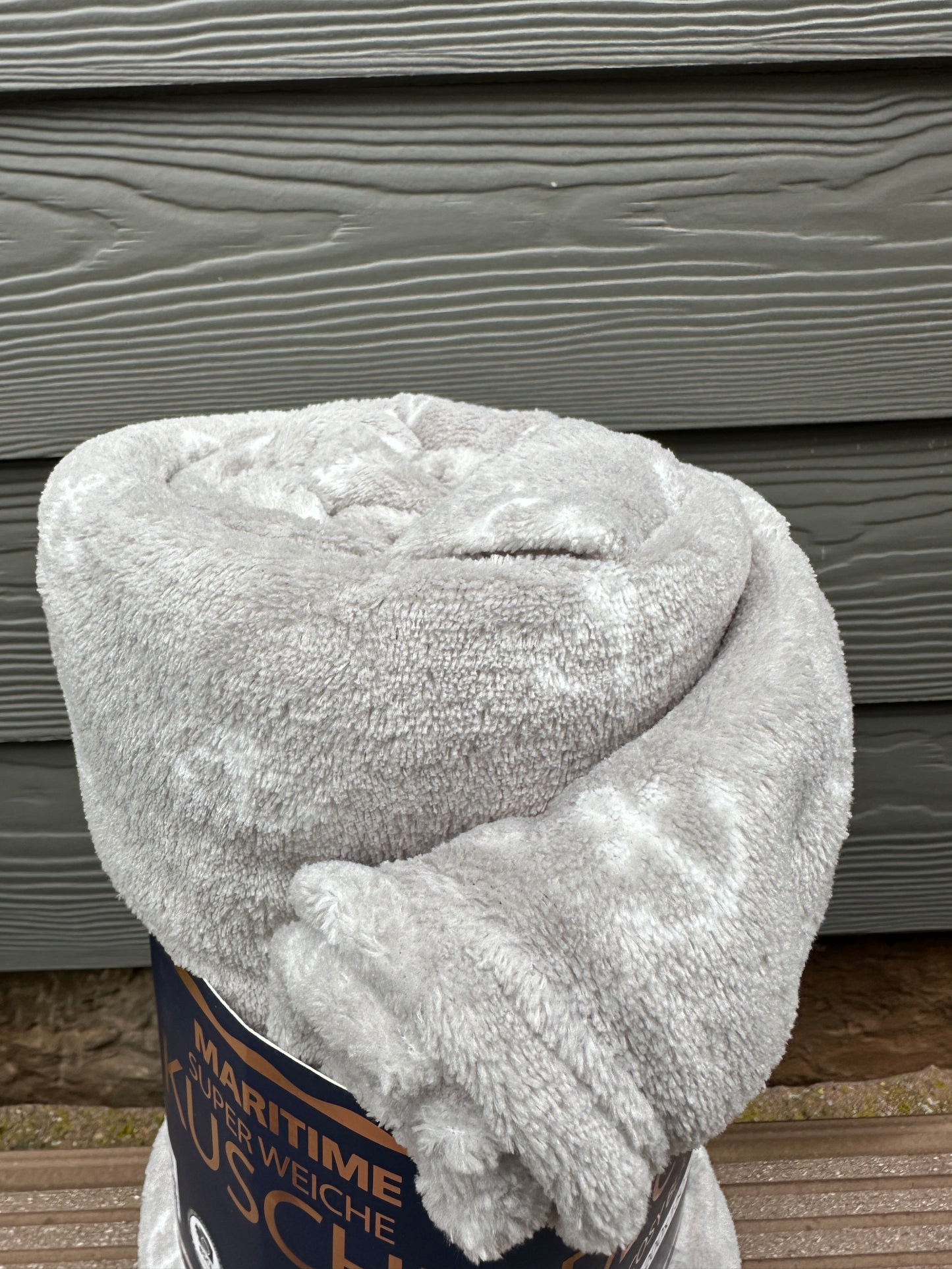 Kuscheldecke Antonio Home Maritime Grau 200x150cm