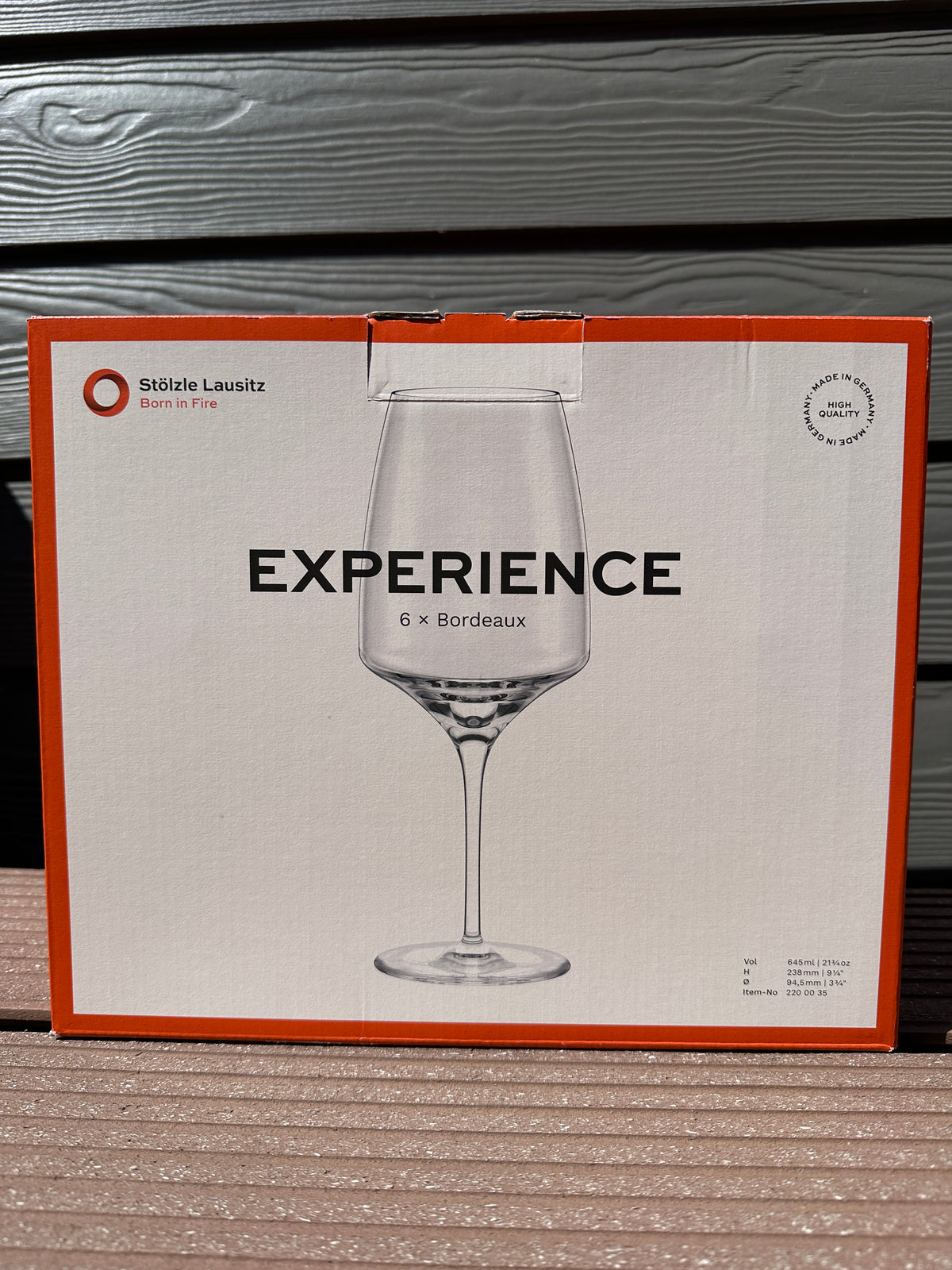 Bordeauxglas Experience Weingläser 6er Set Stölzle Lausitz