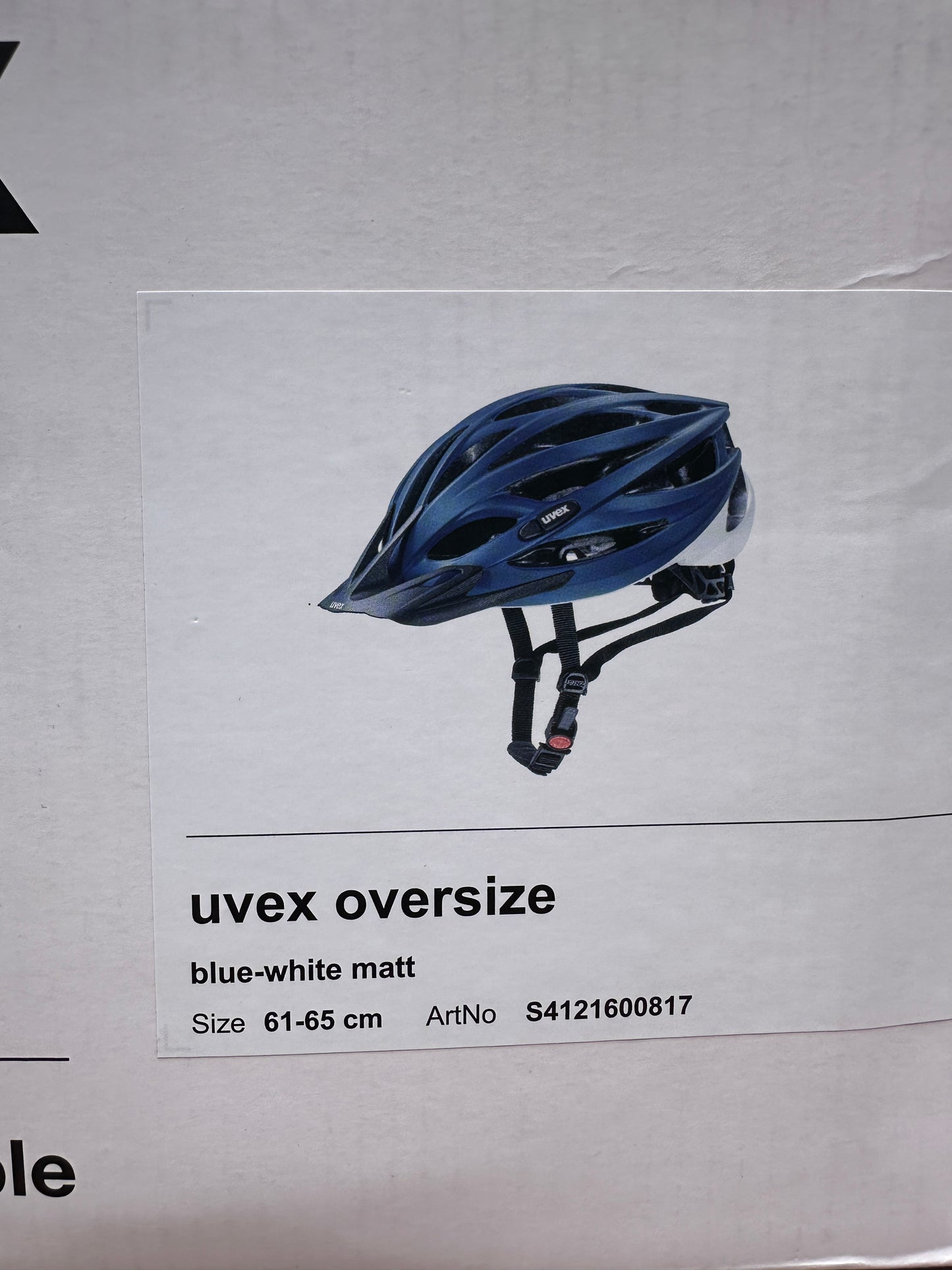 Uvex Fahrradhelm 61-65mm