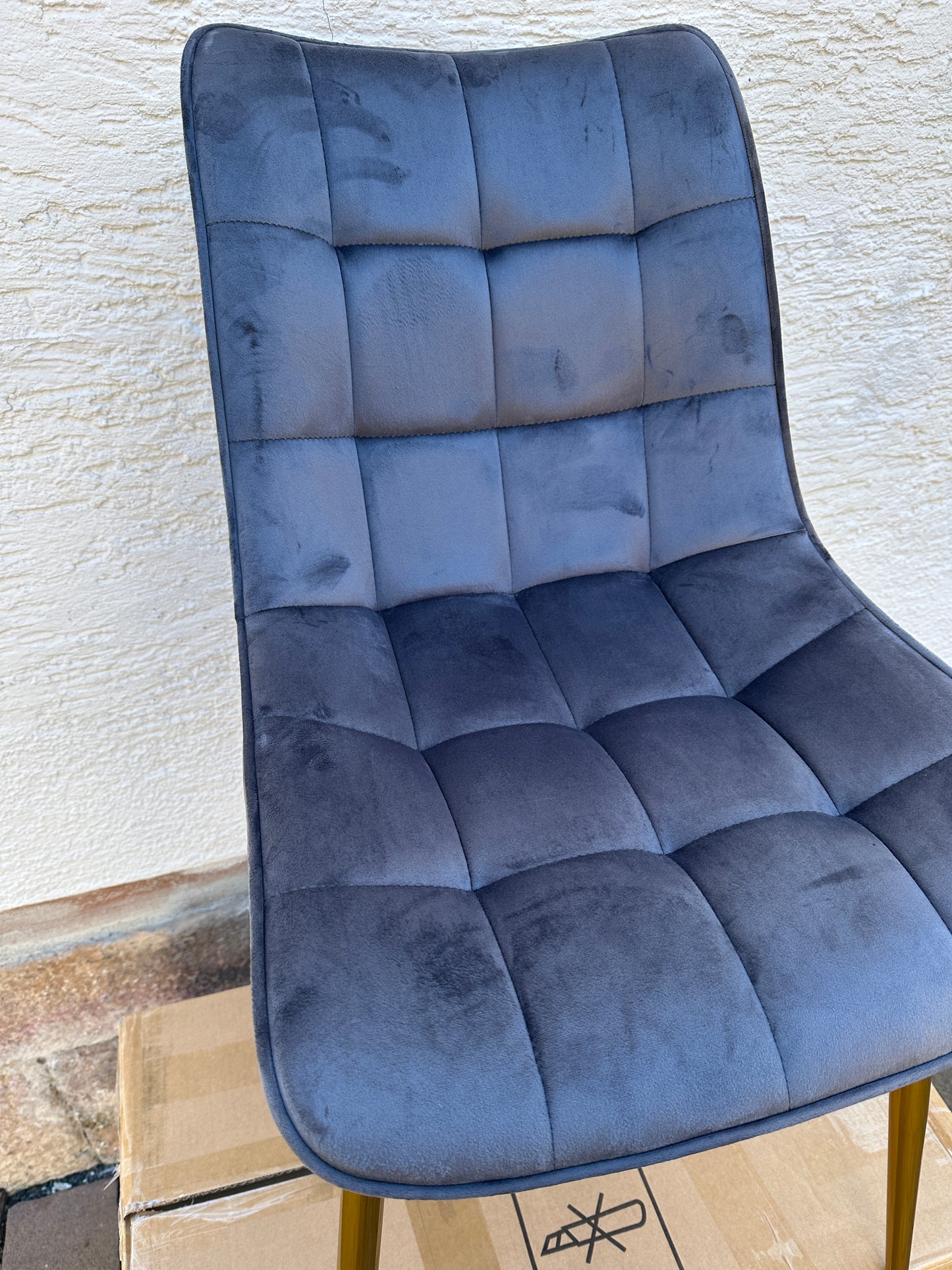 WOLTU Esszimmerstuhl grau 2er Set